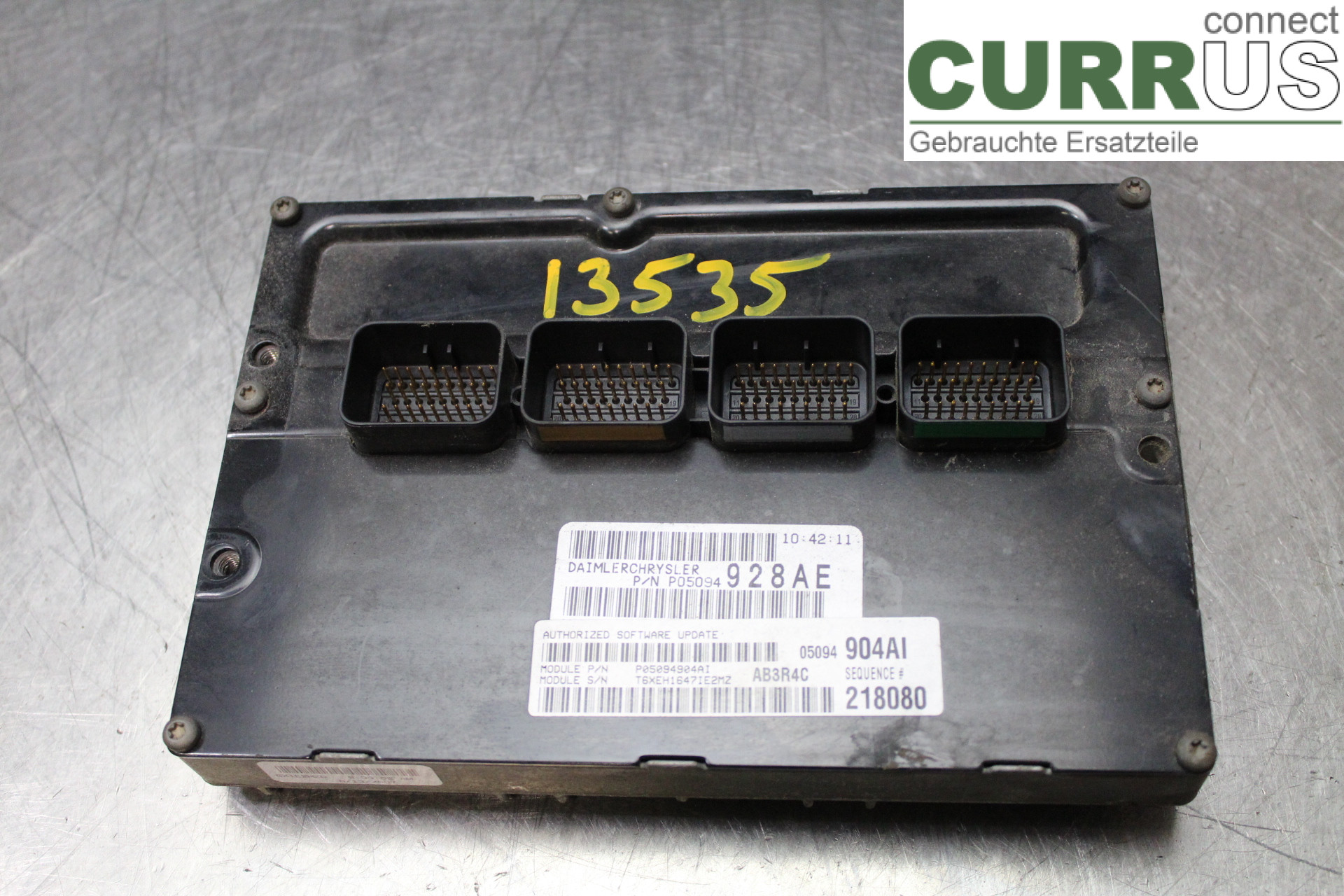CHR 300C Engine Control Unit (ECU) 05094904AI 2,7i/T