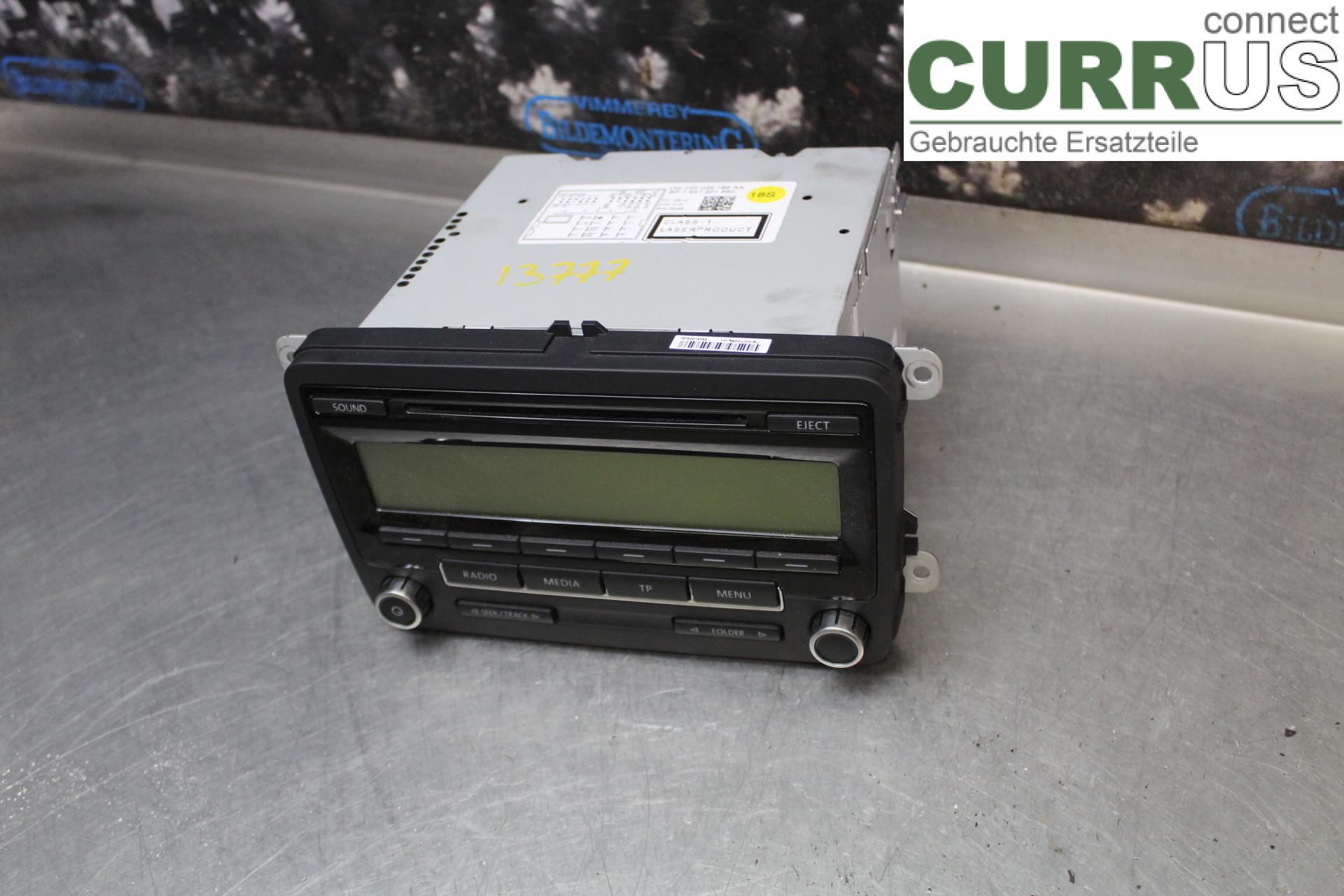 VW GOLF VI     09-13 Radio CD / Multimedia panel 1K0035186AA 1,6i/CCSA