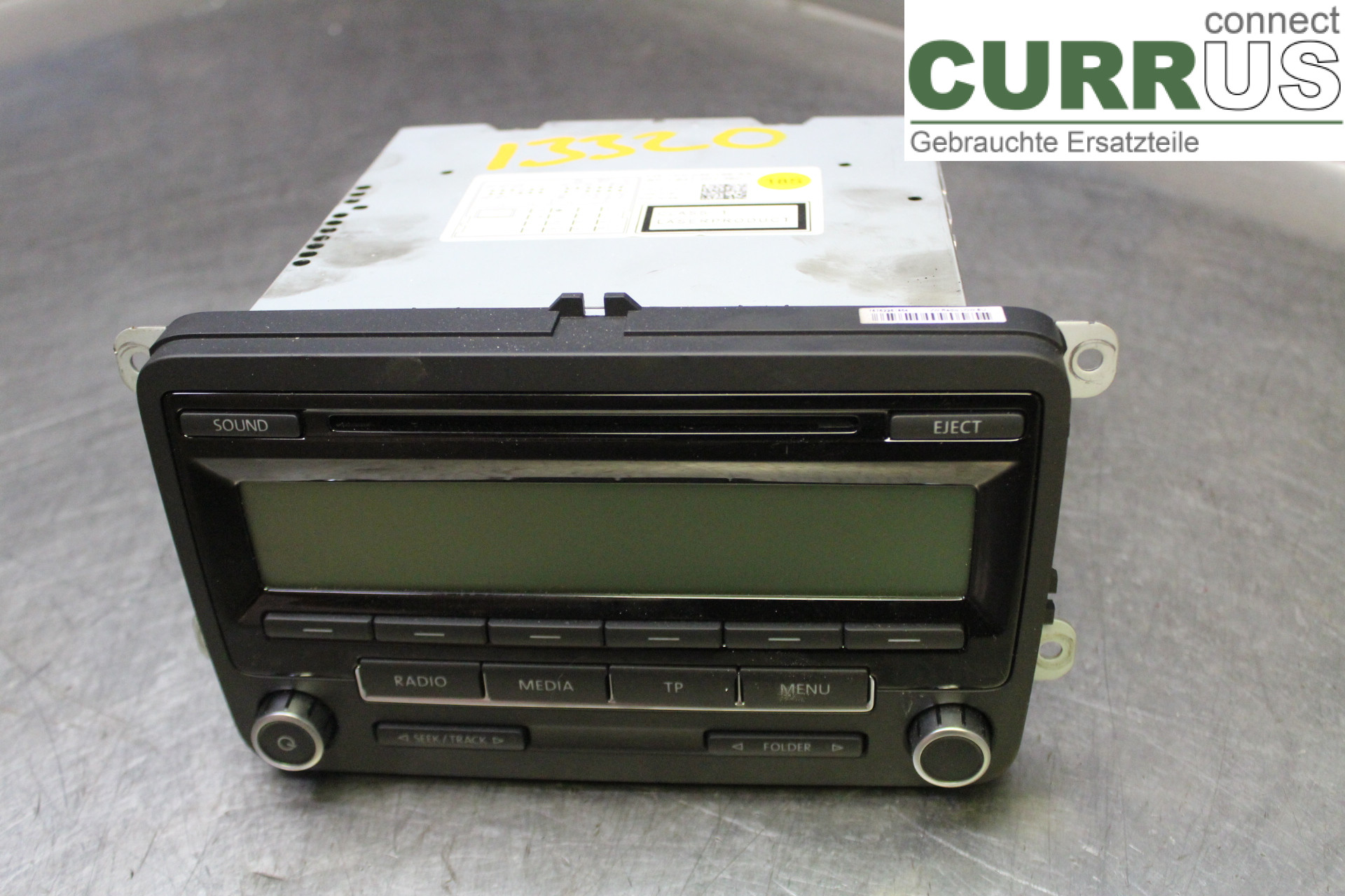 VW CADDY      04-10 Radio CD / panneau multimédia 1K0035186AA 1,9TDi/BLS