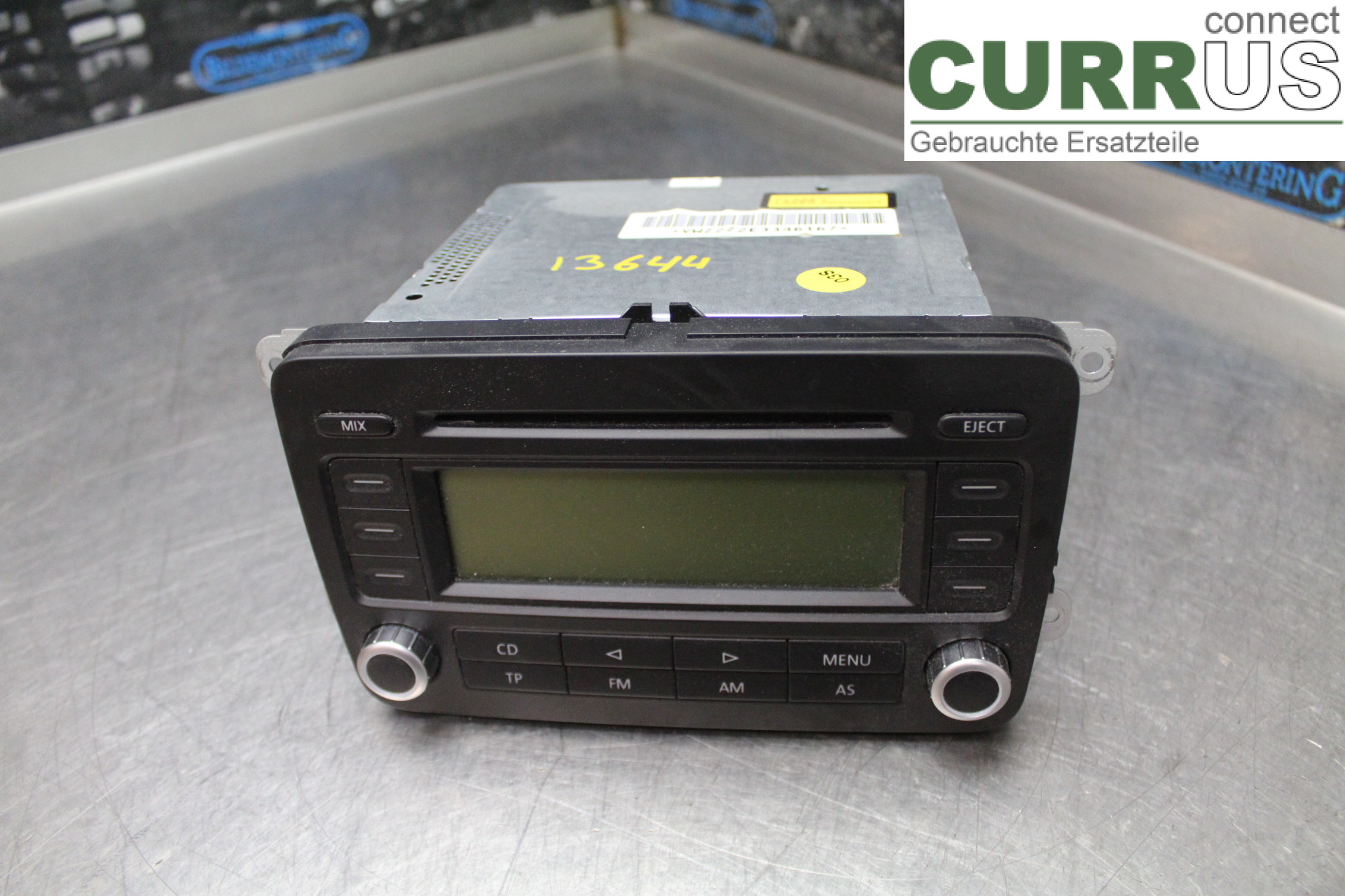 VW PASSAT      05-10 Radio CD /Multimediapanel 1K0035186P 1,6FSi/BLF