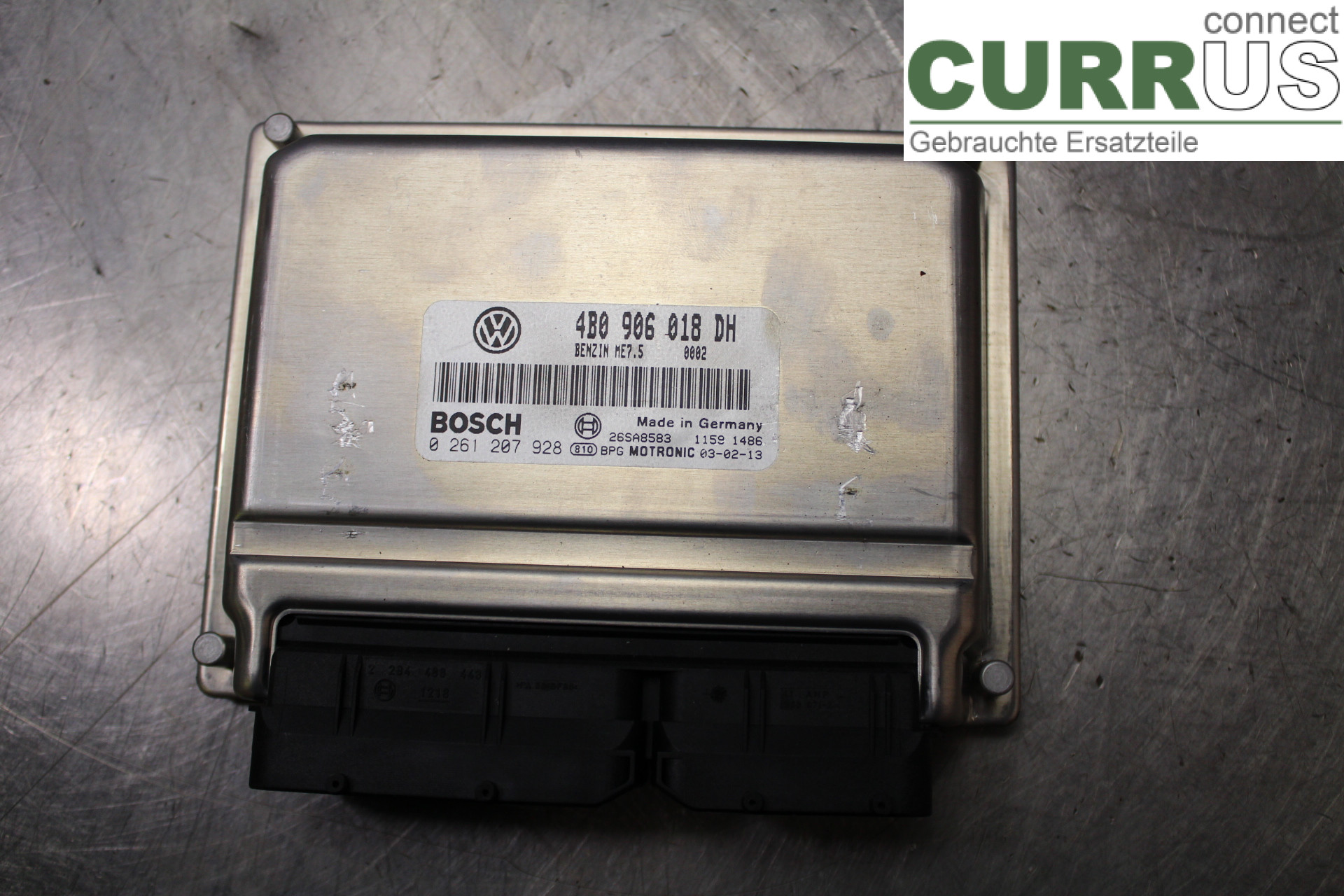 VW PASSAT      01-05 Unité de contrôle moteur (ECU) 4B0906018DH 1,8T/AWT