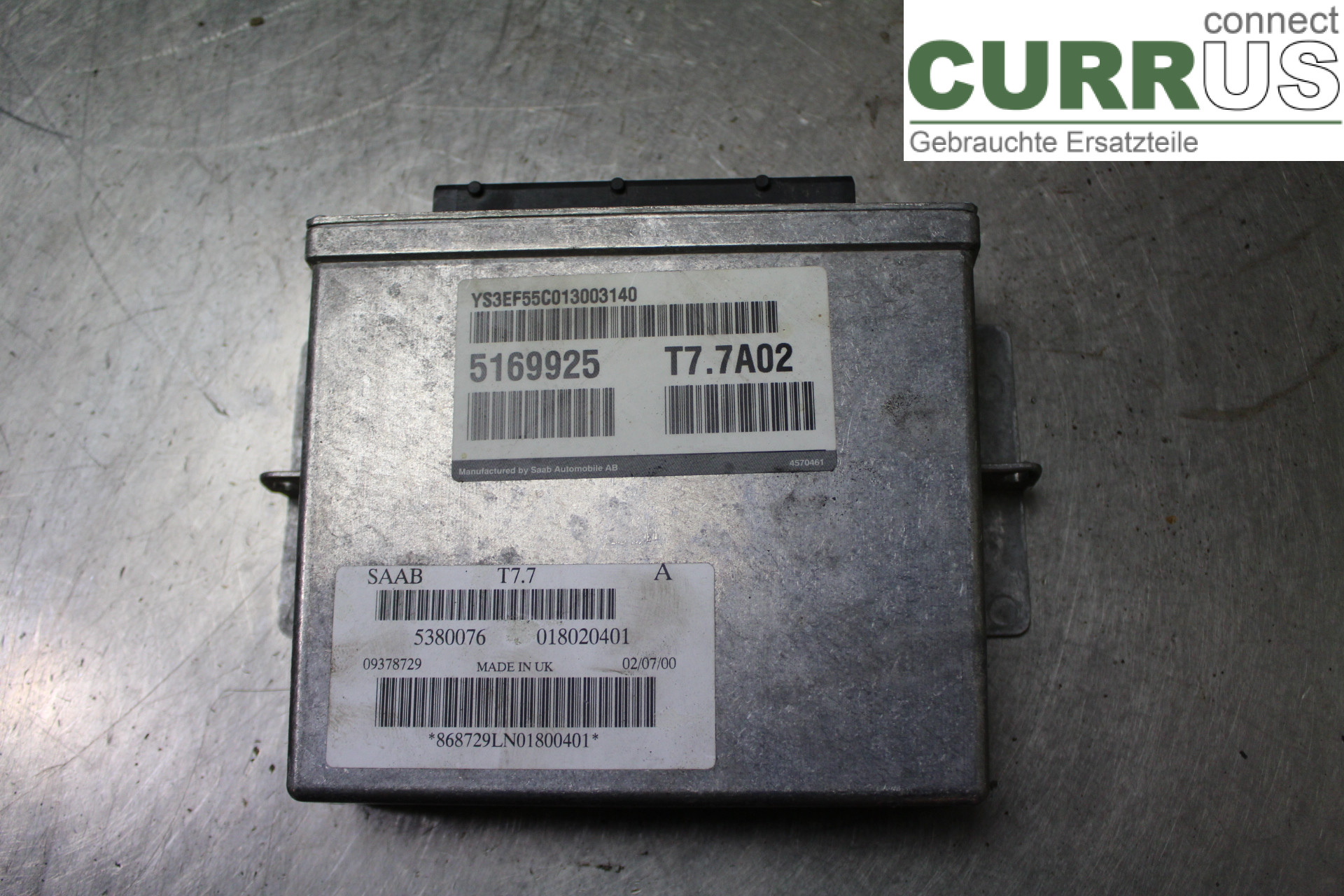 SAAB 9-5         -05  Engine Control Unit (ECU) 5380076 2,0T/B205E
