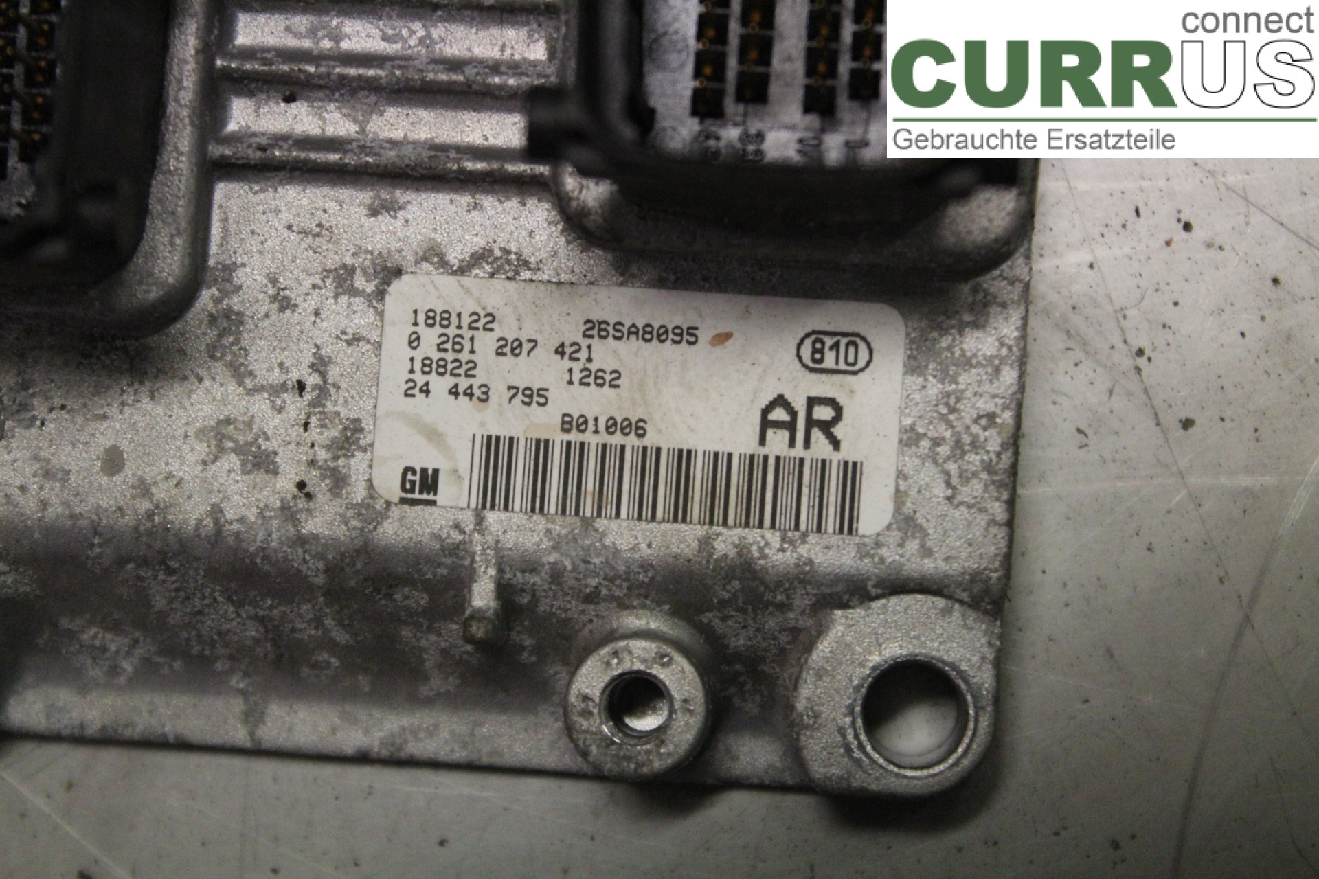 OPEL CORSA C 00-06 Engine Control Unit (ECU) 24443795 1,0i/Z10XE