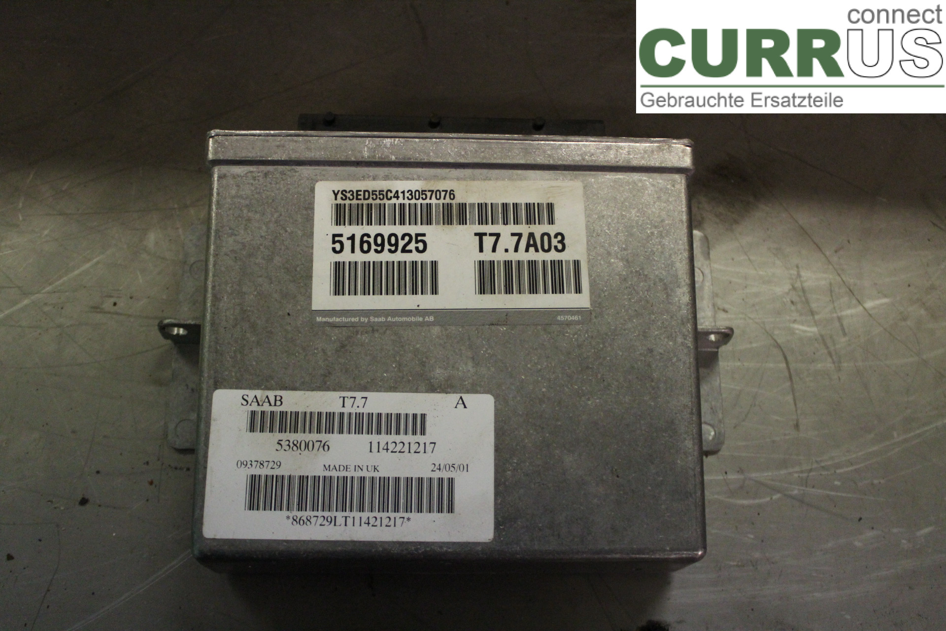 SAAB 9-5         -05  Engine Control Unit (ECU) 5169925 2,3T/B205E