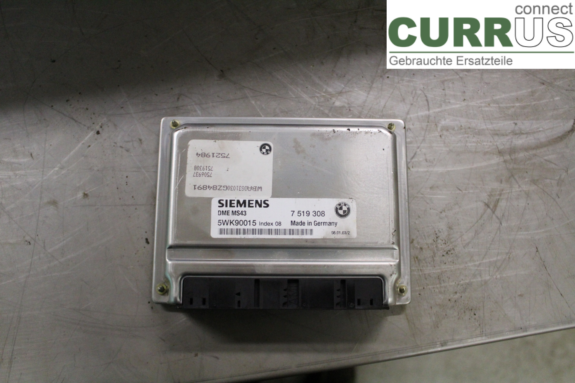 BMW 5 E39 95-04 Engine Control Unit (ECU) 7519308 2,5i/M54-B25