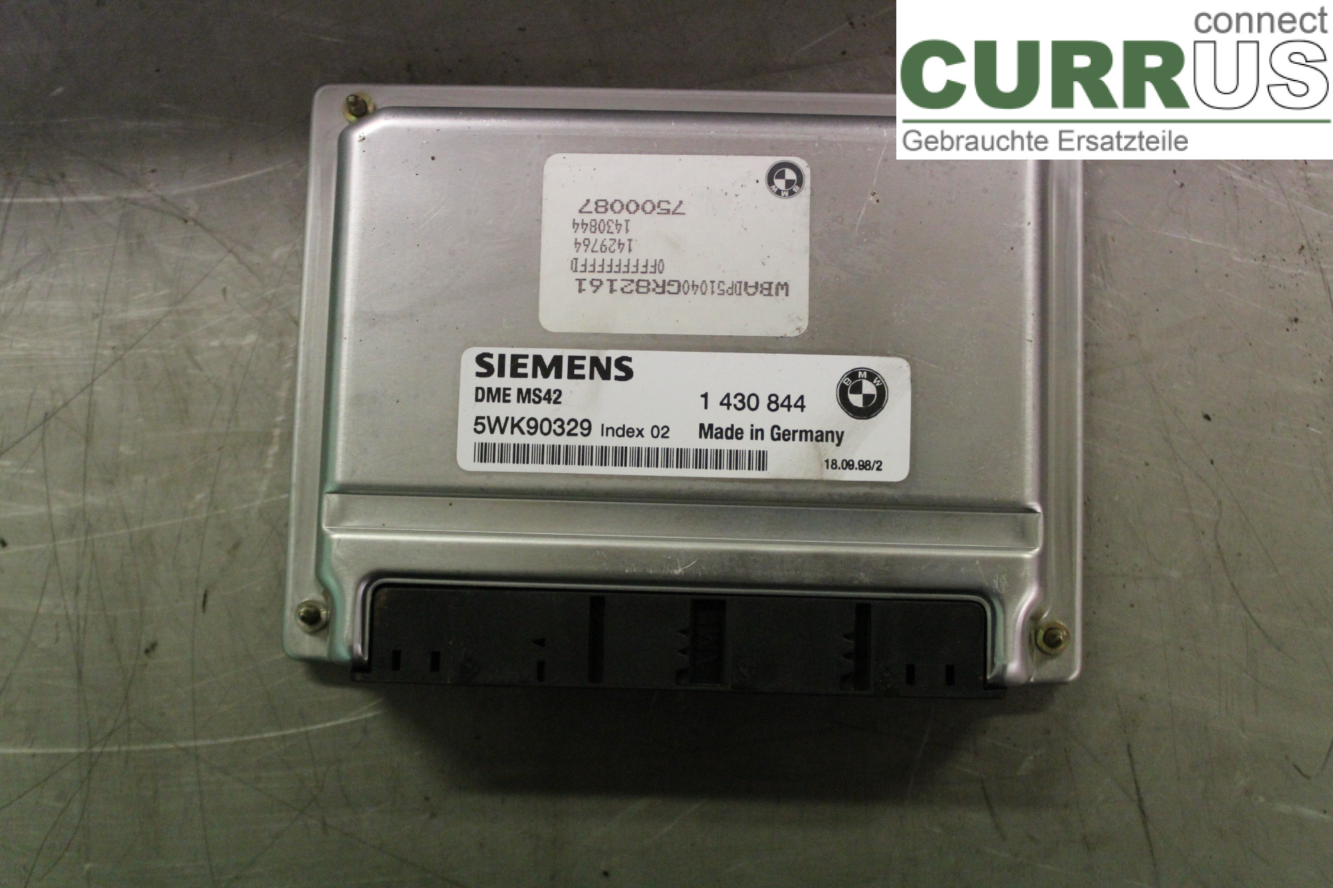 BMW 5 E39 95-04 Engine Control Unit (ECU) 1430844 2,8i/M52-TUB28