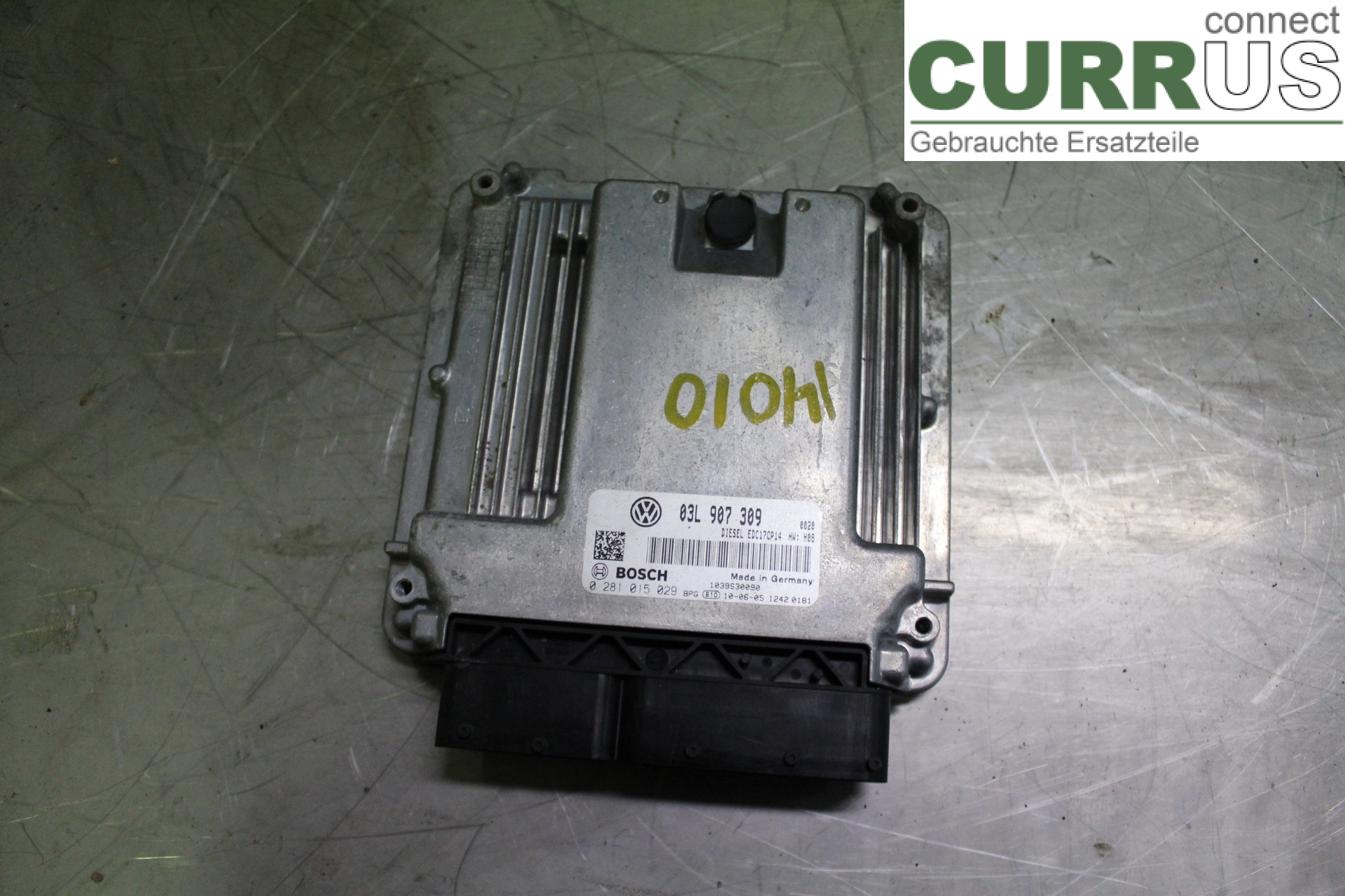 VW PASSAT      05-10 Motorsteuergerät (ECU) 03L907309 2,0TDi/CBBB