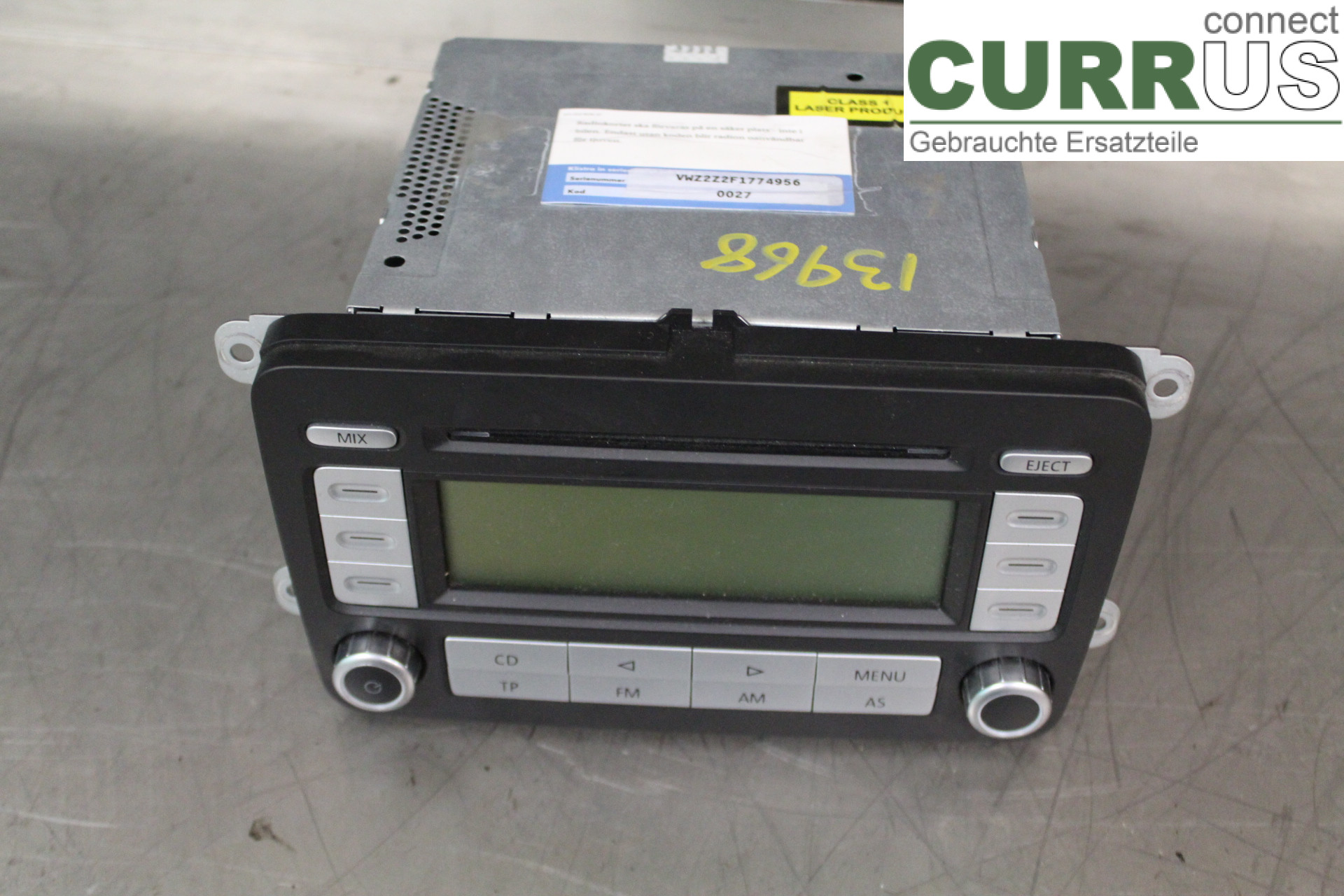VW PASSAT      05-10 Radio CD /Multimediapanel 1K0035186T 2,0TDi/BMP