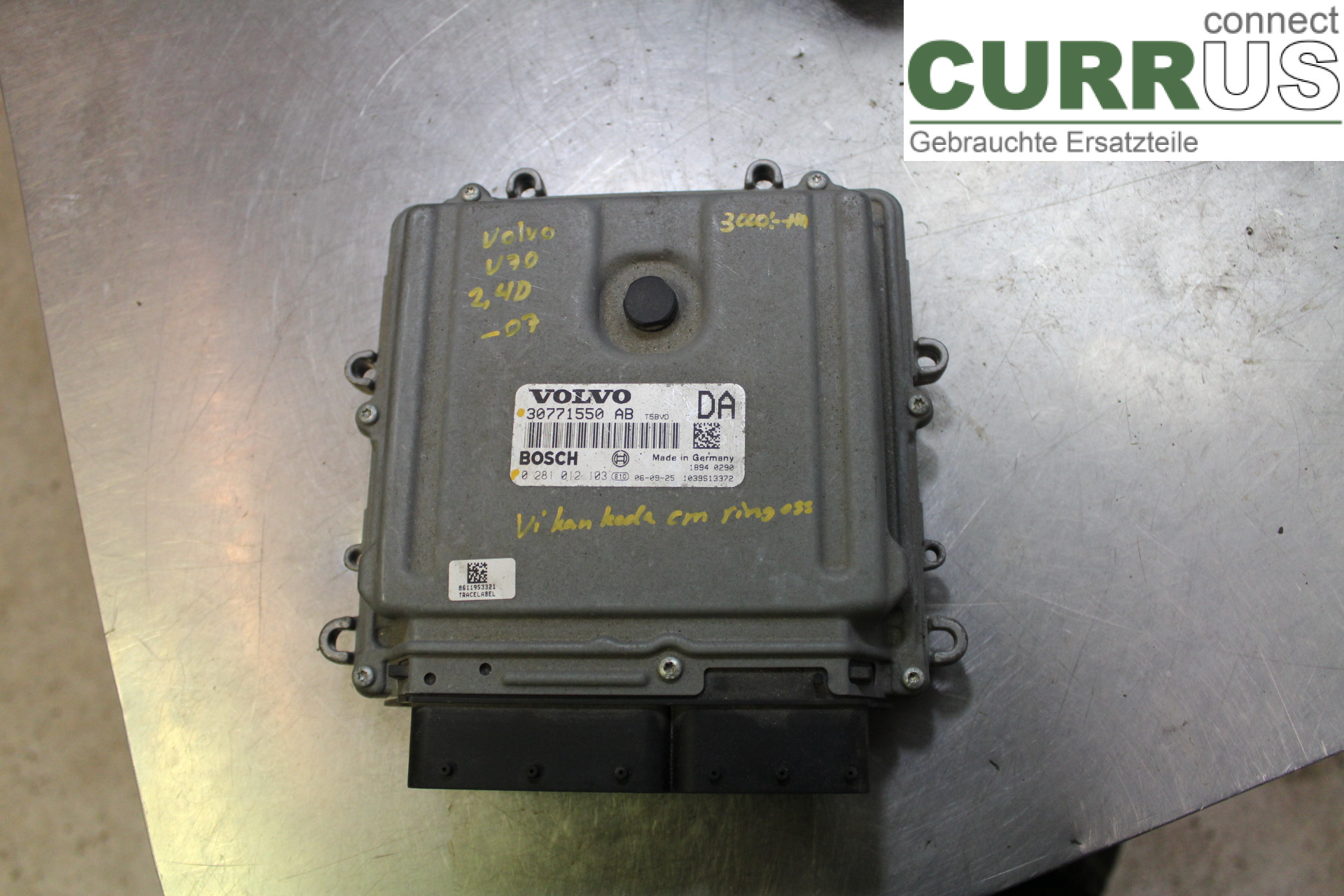 VOLVO V70 05-08 Engine Control Unit (ECU) 30771550AB