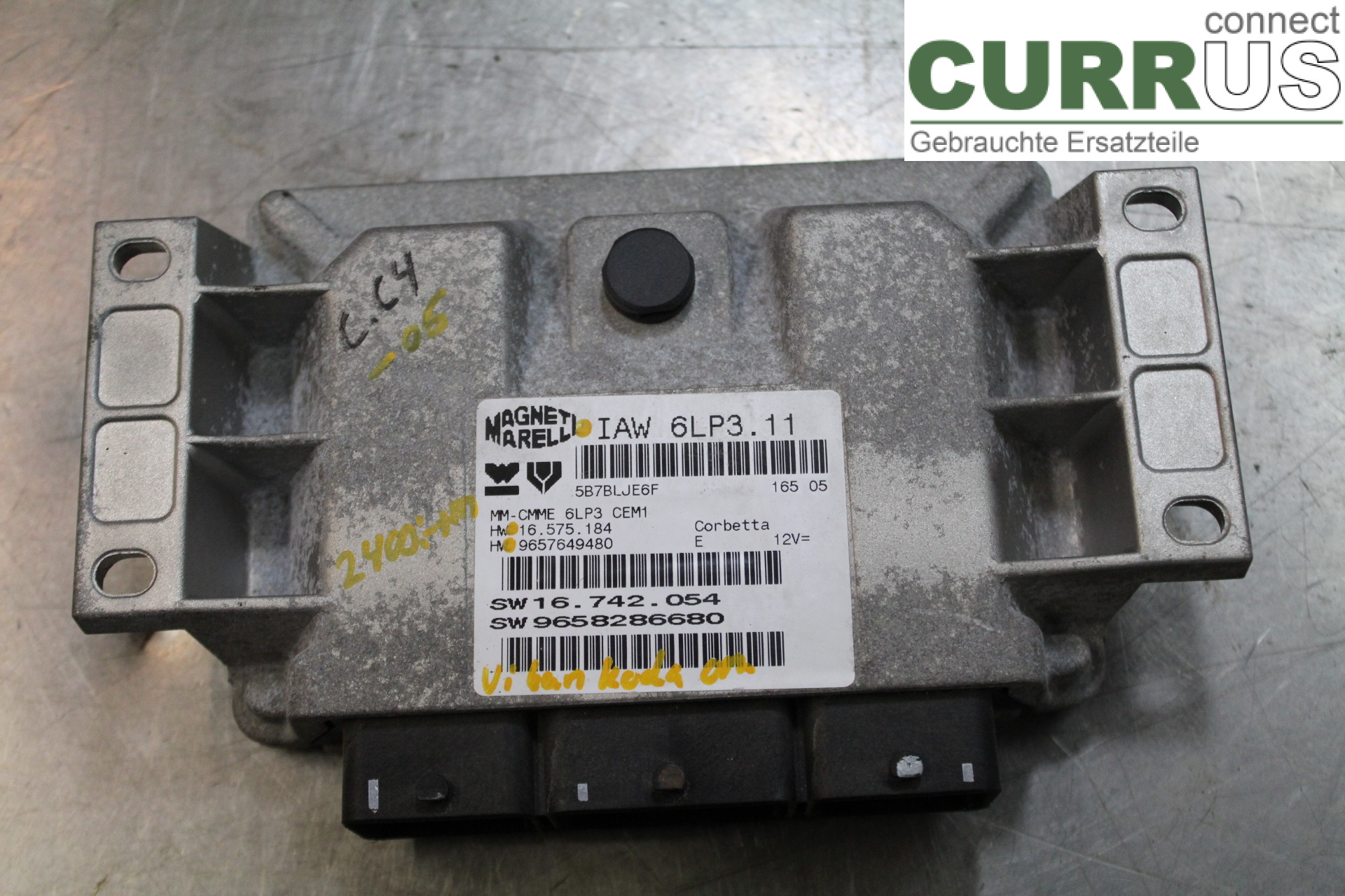 CITROEN C4 I   05-10 Unité de contrôle moteur (ECU) 9657649480 