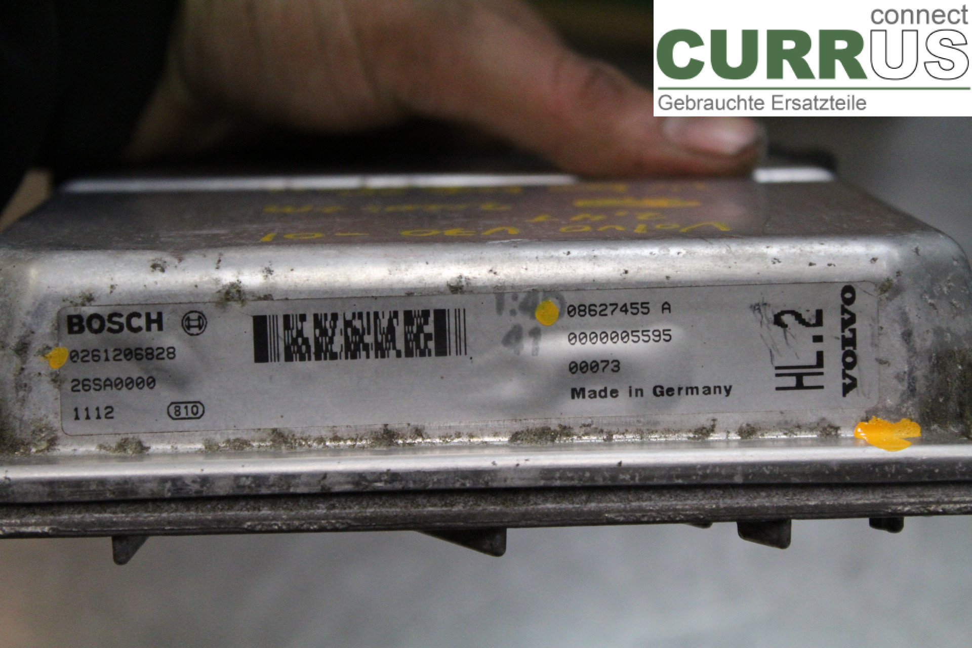 VOLVO V70      00-04 Engine Control Unit (ECU) 08627455A 