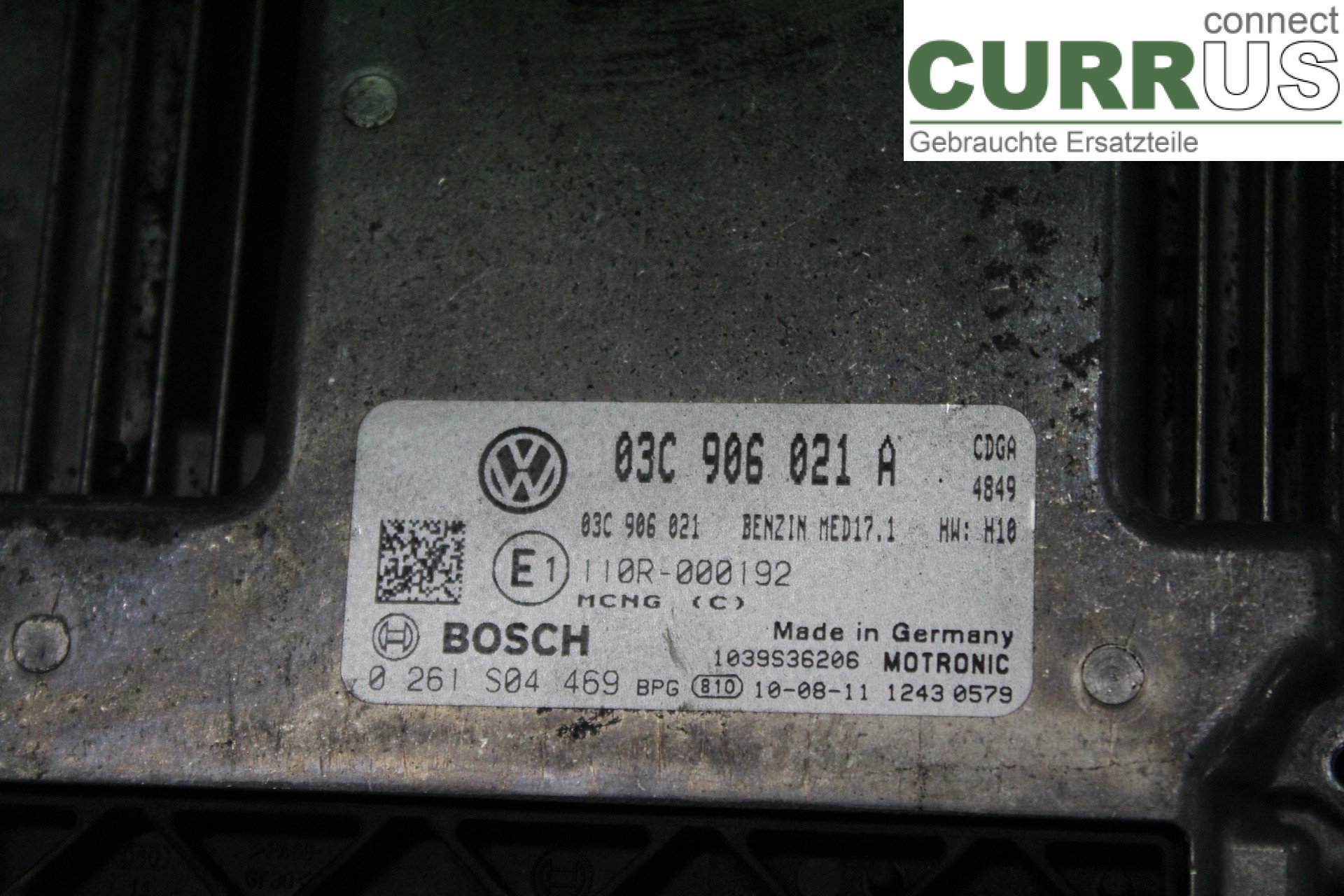 VW PASSAT      05-10 Motorsteuergerät (ECU) 03C906021A 1,4TSi/CDGA