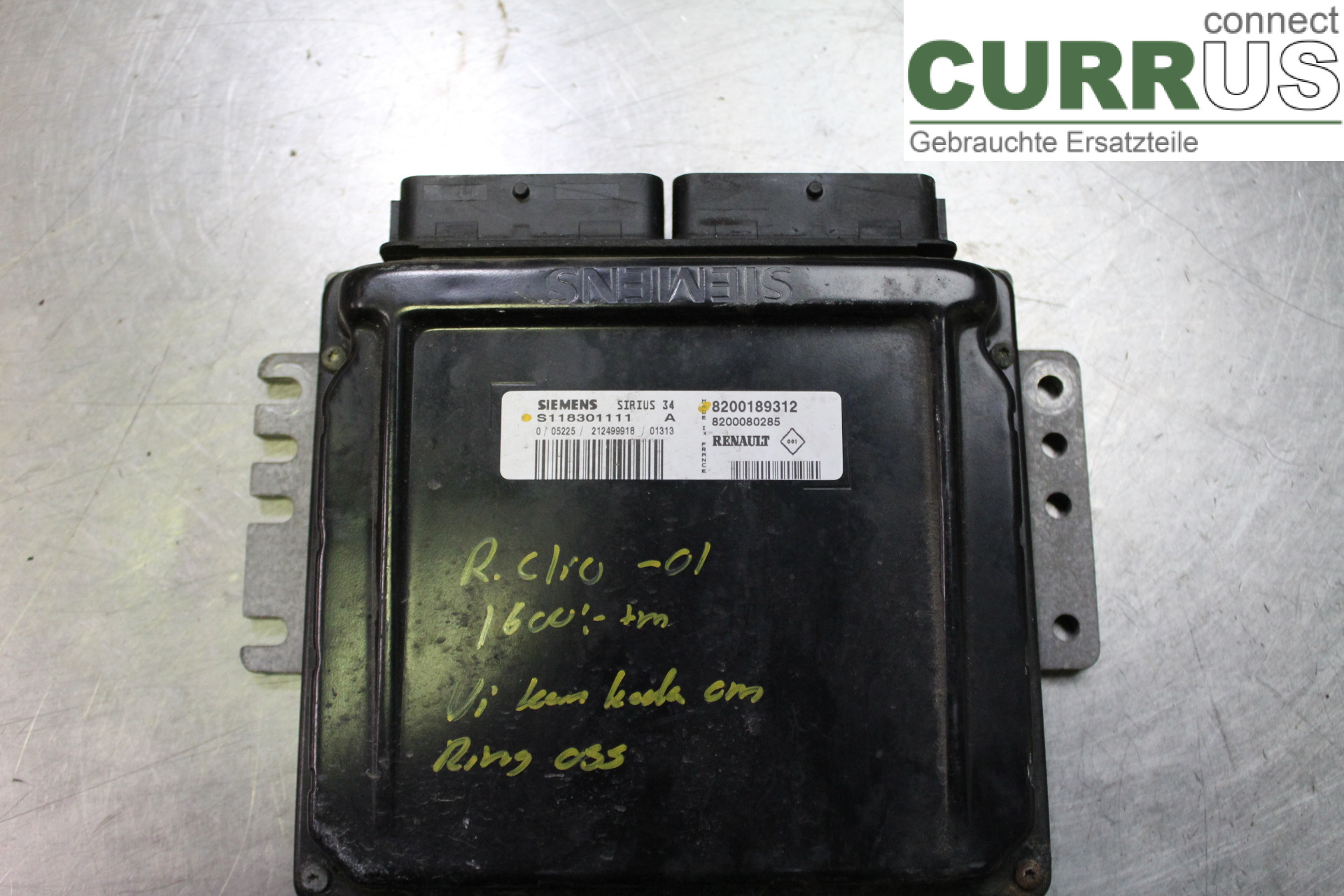 RENAULT CLIO II 01-08 Engine Control Unit (ECU) 8200189312