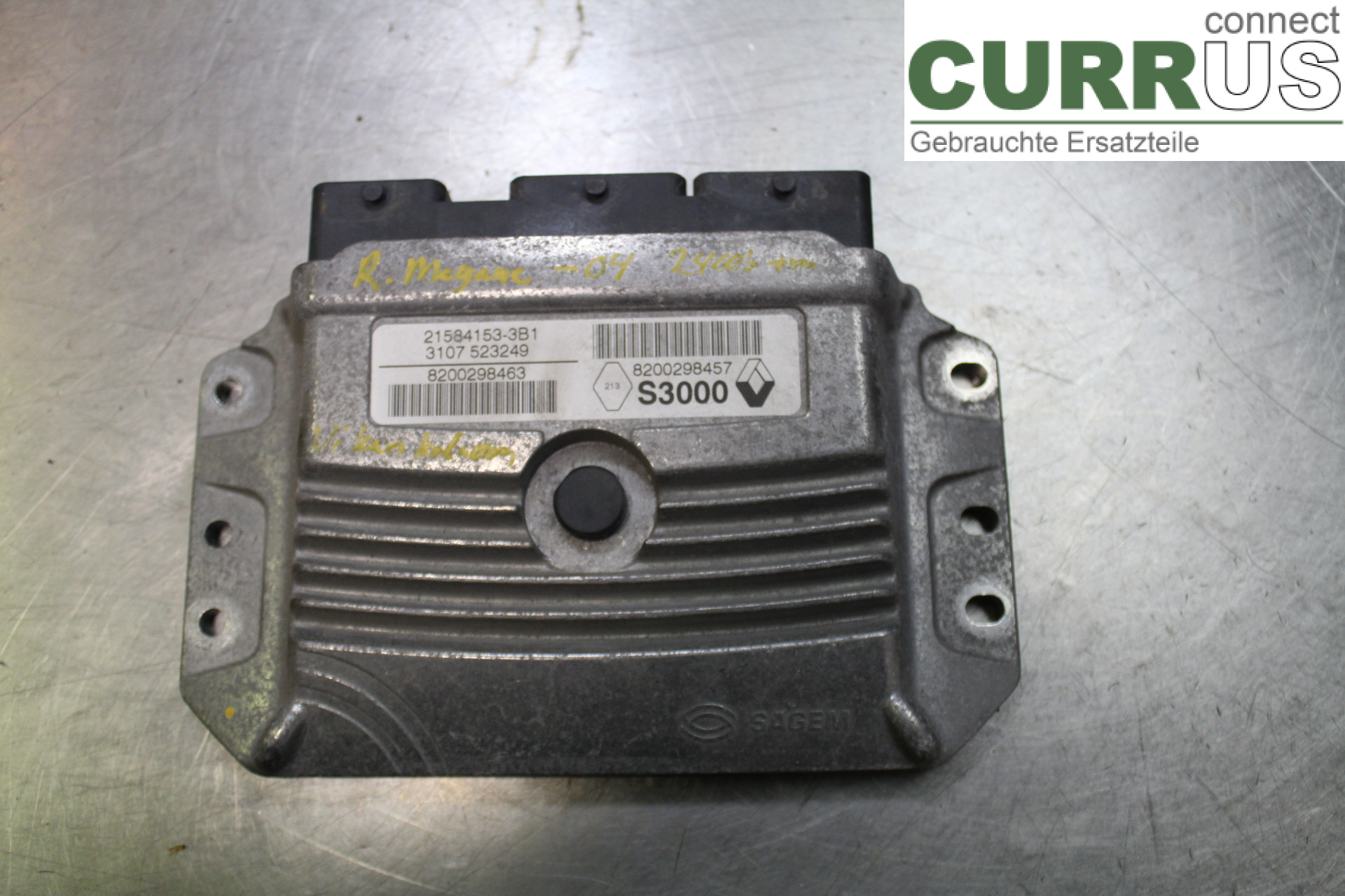 RENAULT MÉGANE II  03-05 Motorens styreenhed (ECU) 8200298457 