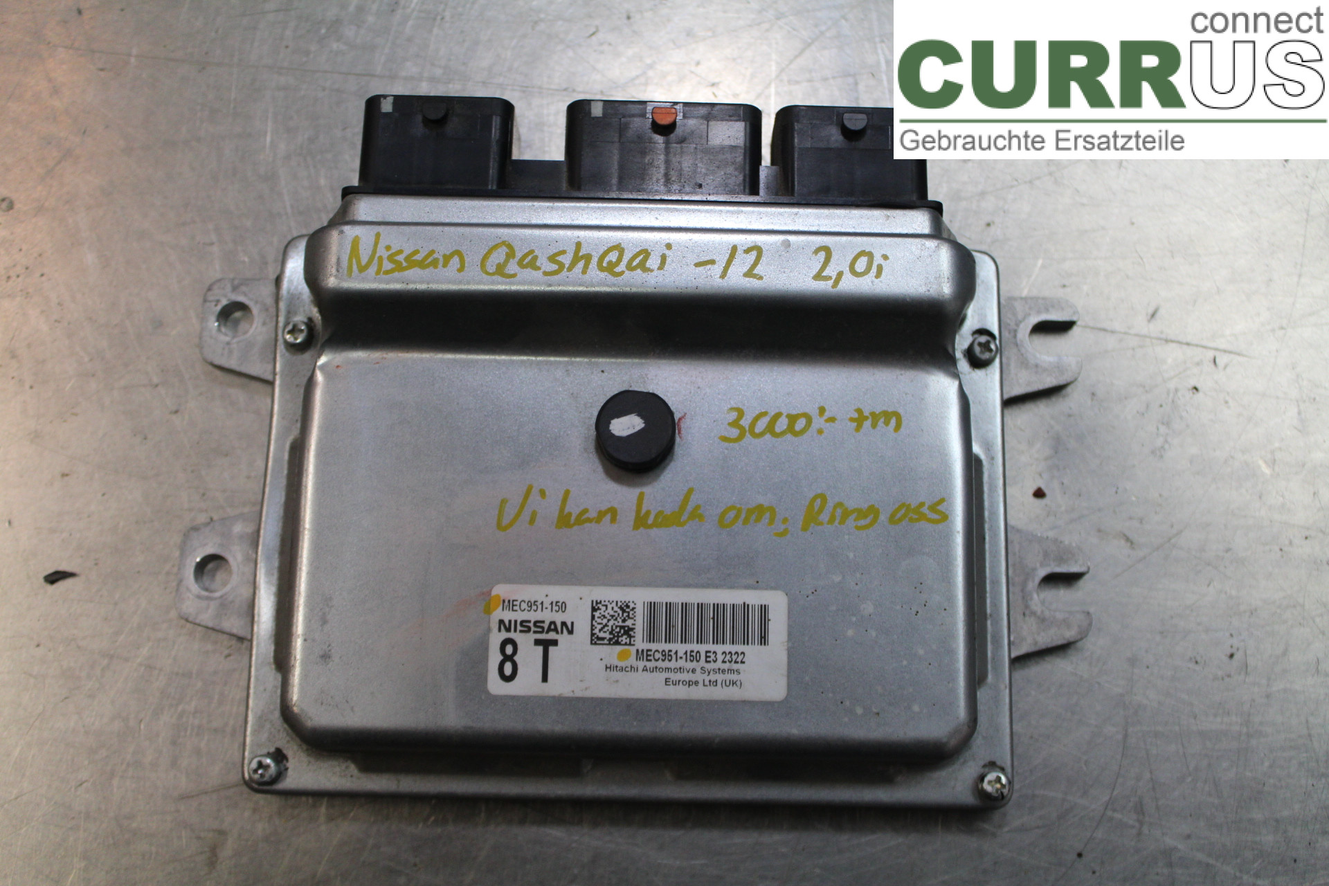 NISSAN QASHQAI   10-14 Sterownik silnika (ECU) MEC951150E32322 