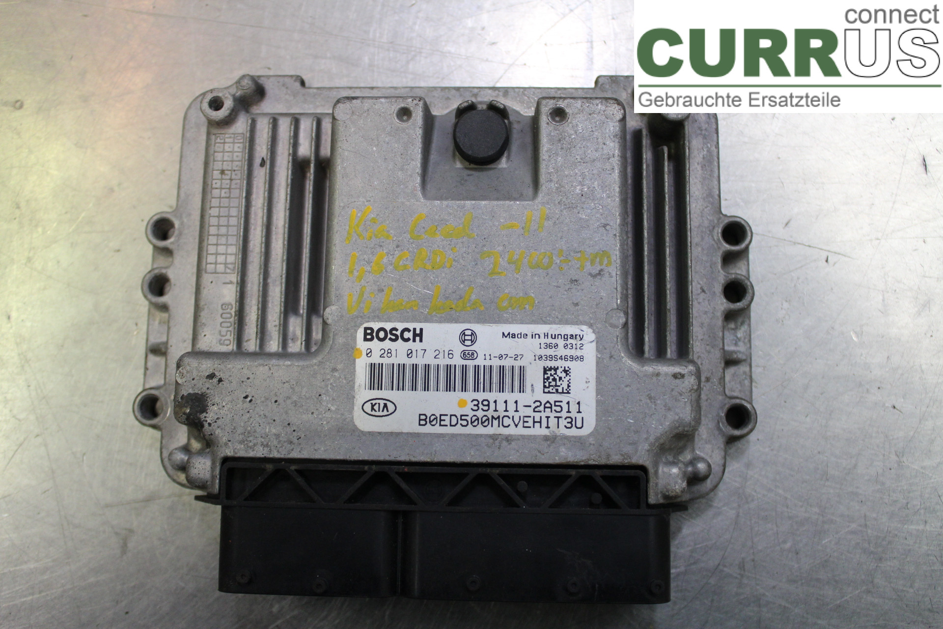 KIA CEE´D   06-12 Unité de contrôle moteur (ECU) 391112A511 