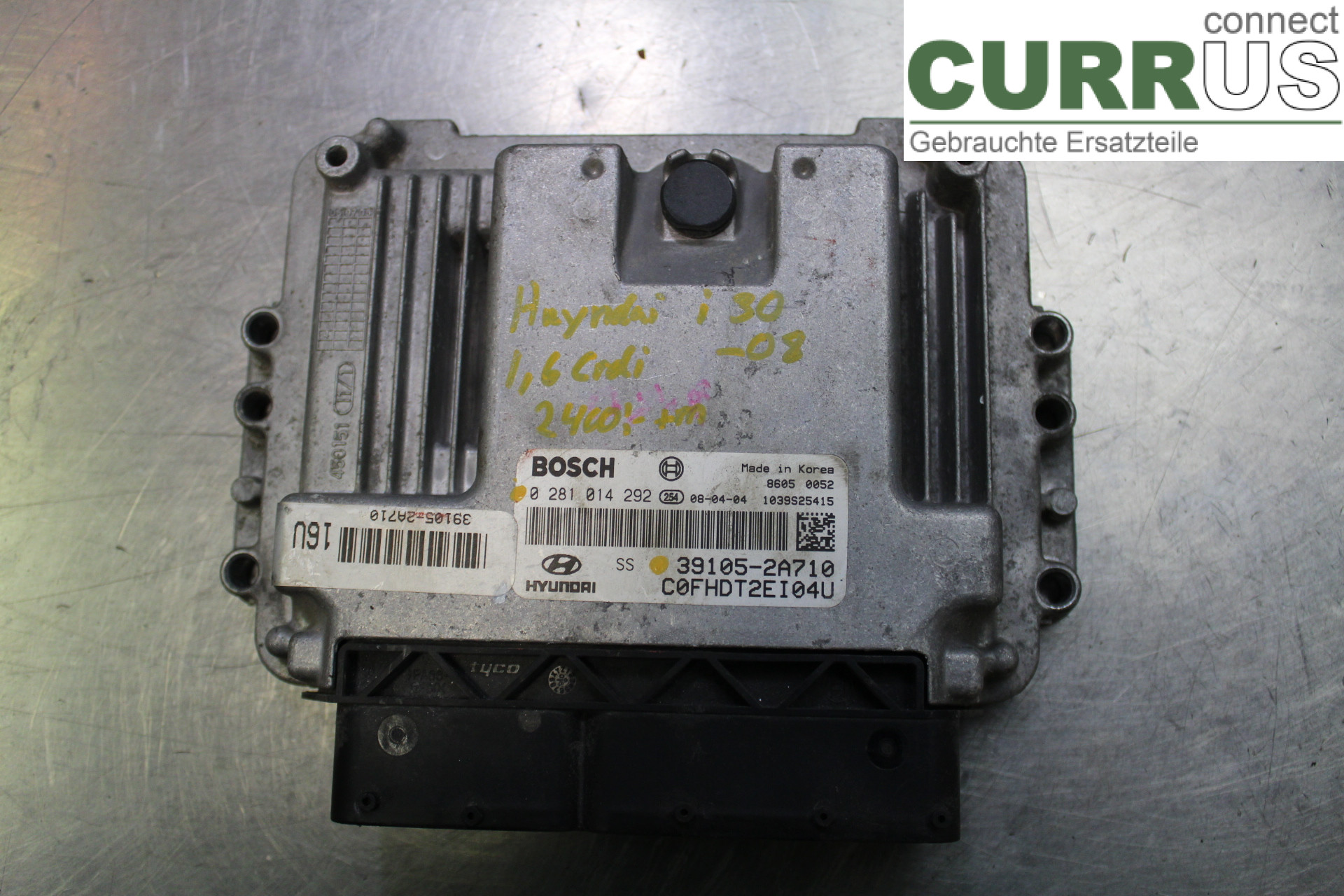 HYUNDAI i30   07-12 Motorens styreenhed (ECU) 391052A710 