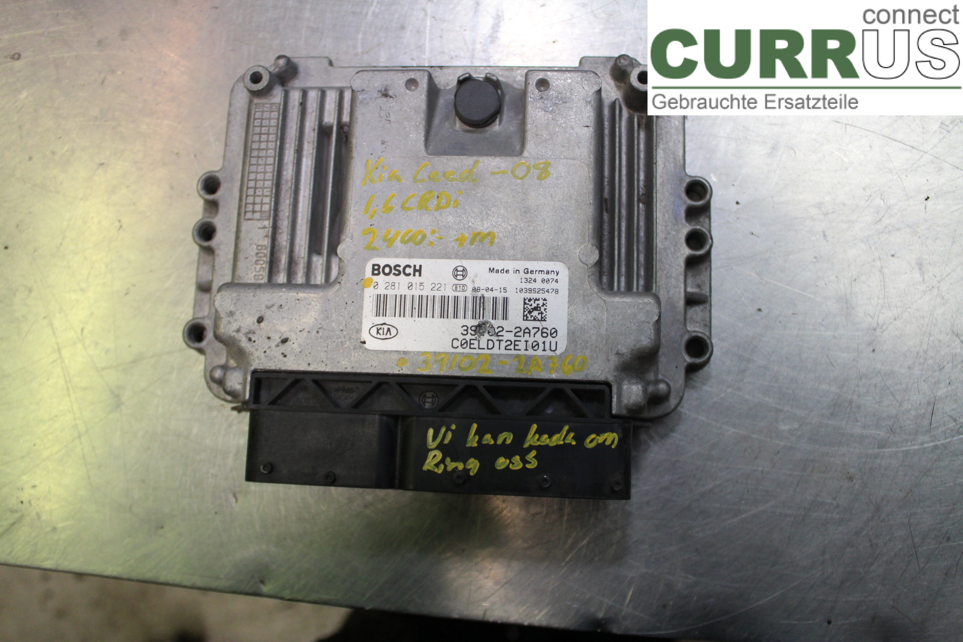 KIA CEE´D   06-12 Engine Control Unit (ECU) 391022A760 