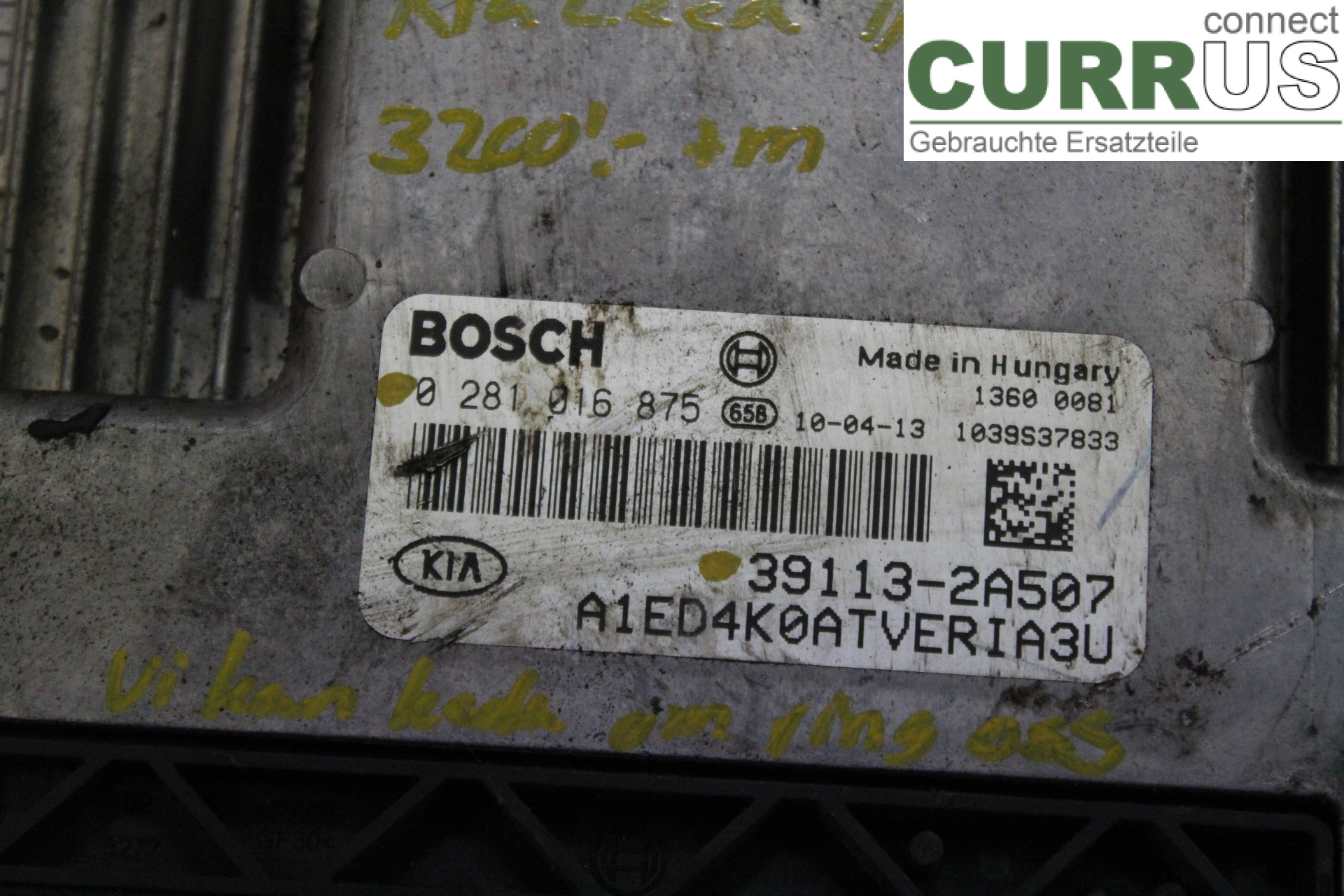 KIA CEE´D   06-12 Engine Control Unit (ECU) 391132A507 