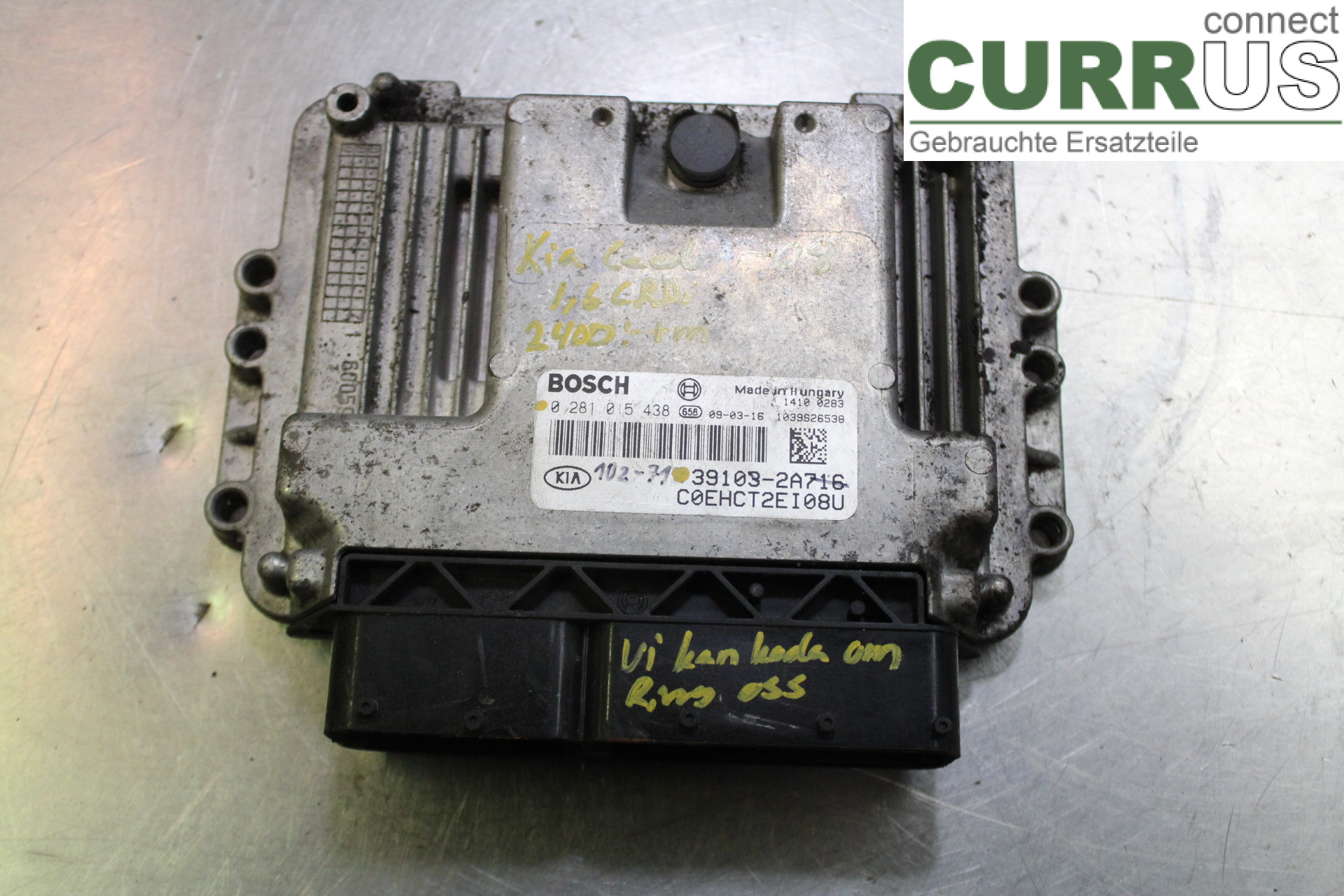 KIA CEE´D   06-12 Engine Control Unit (ECU) 391032A716 