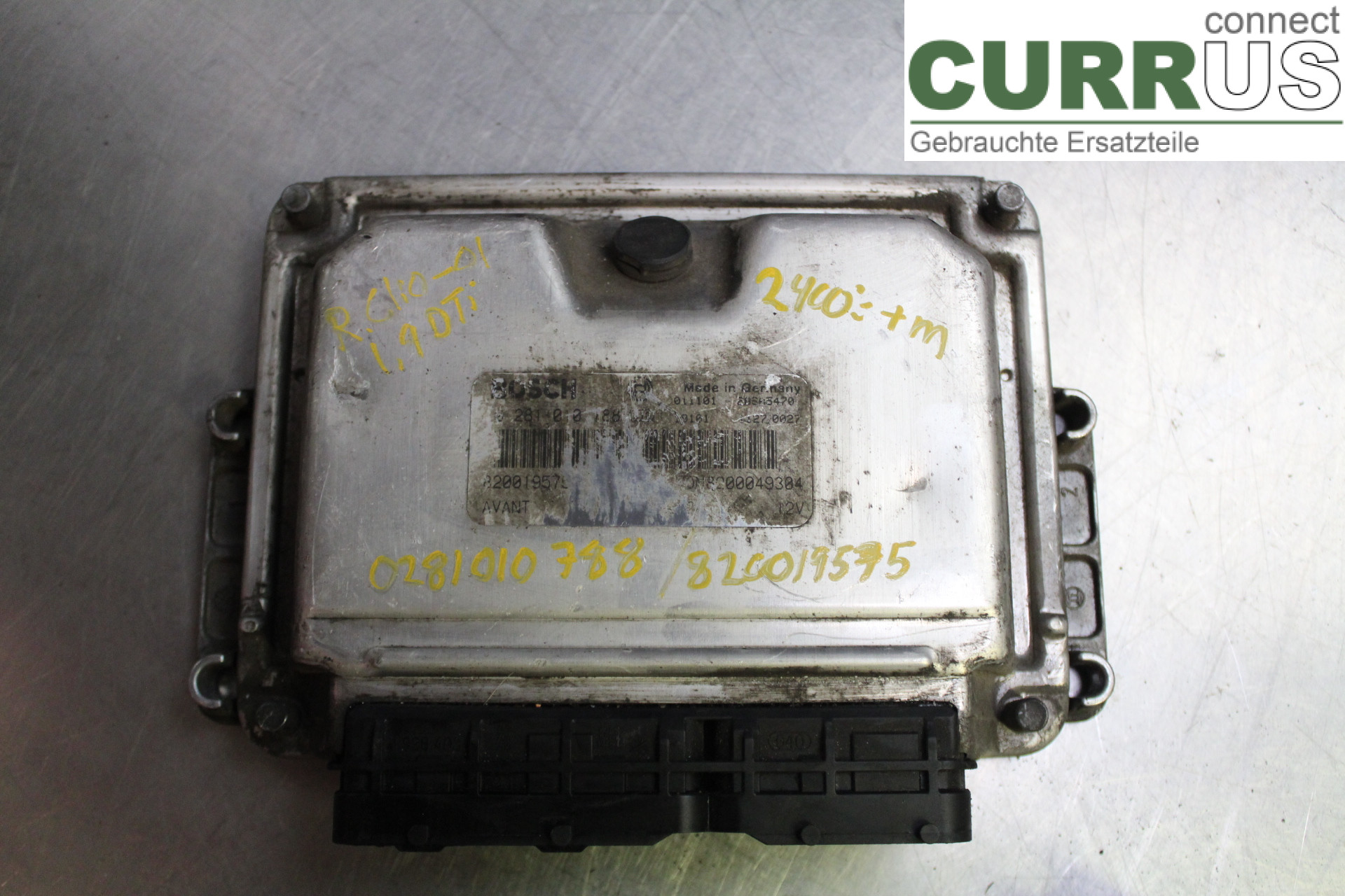 RENAULT CLIO II 01-08 Engine Control Unit (ECU) 820019575