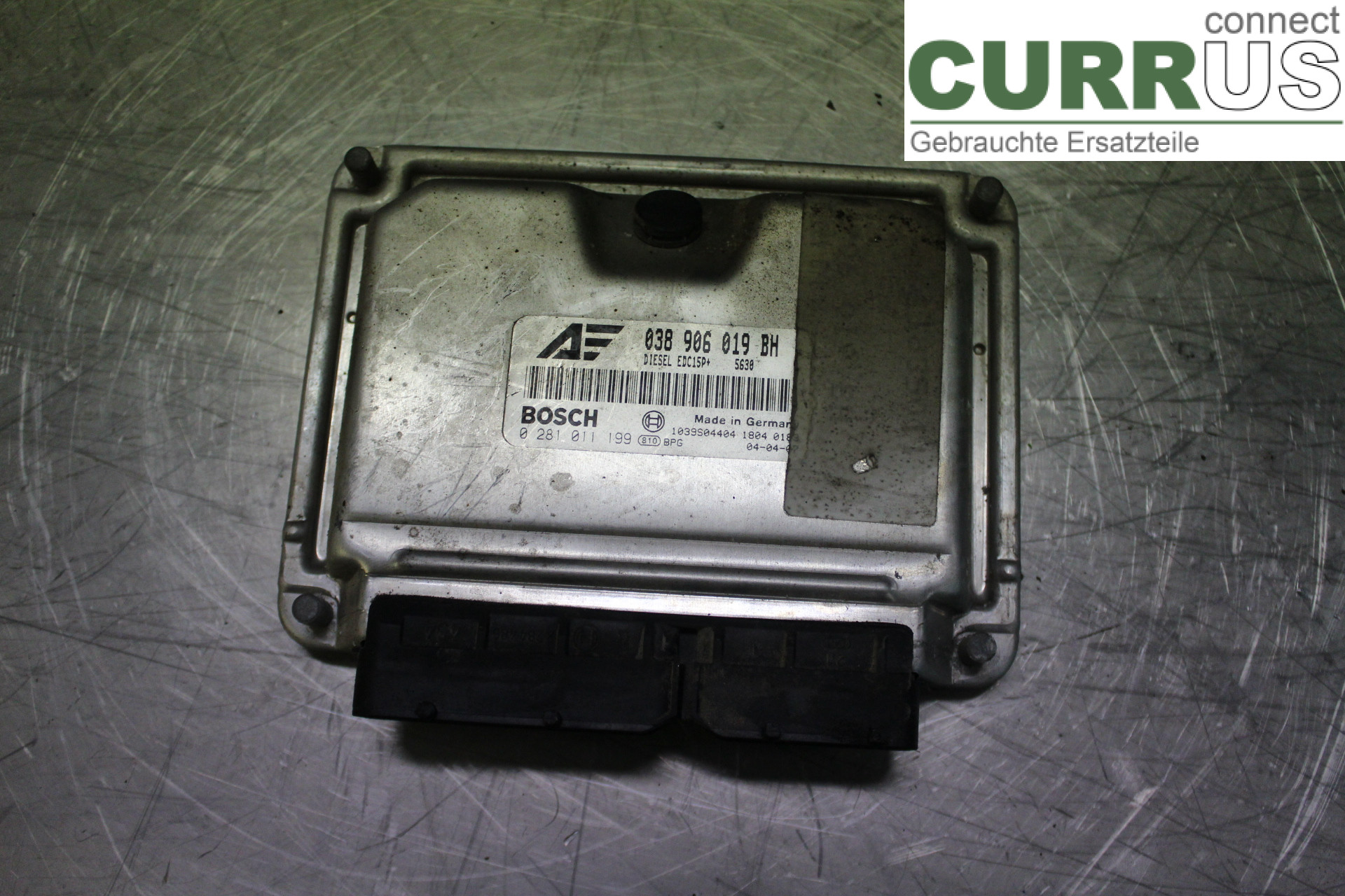 SEAT ALHAMBRA 01-10 Unité de contrôle moteur (ECU) 038906019BH 1,9TDI/ASZ