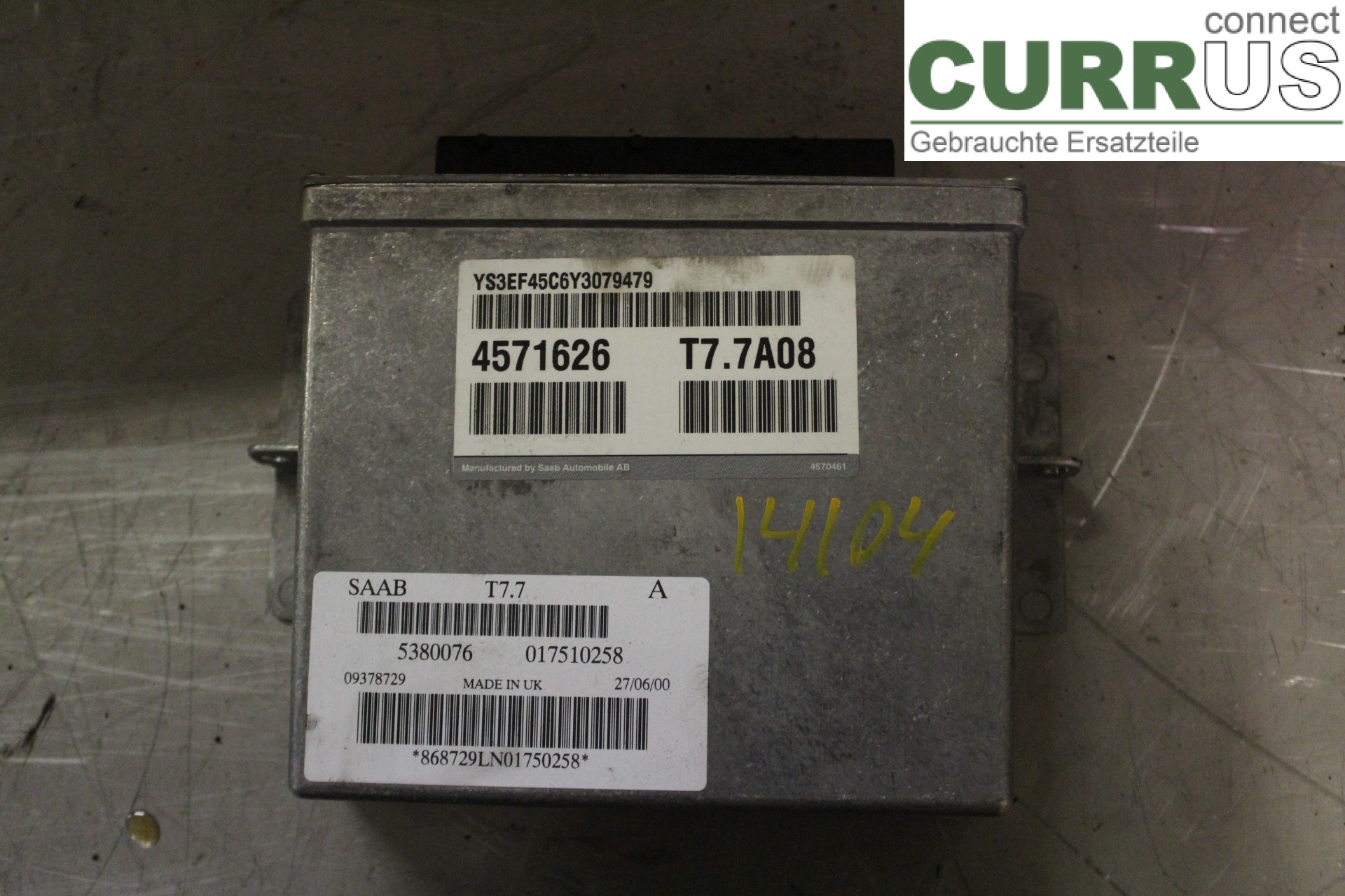 SAAB 9-5         -05  Engine Control Unit (ECU) 5380076 2,0T/B205E