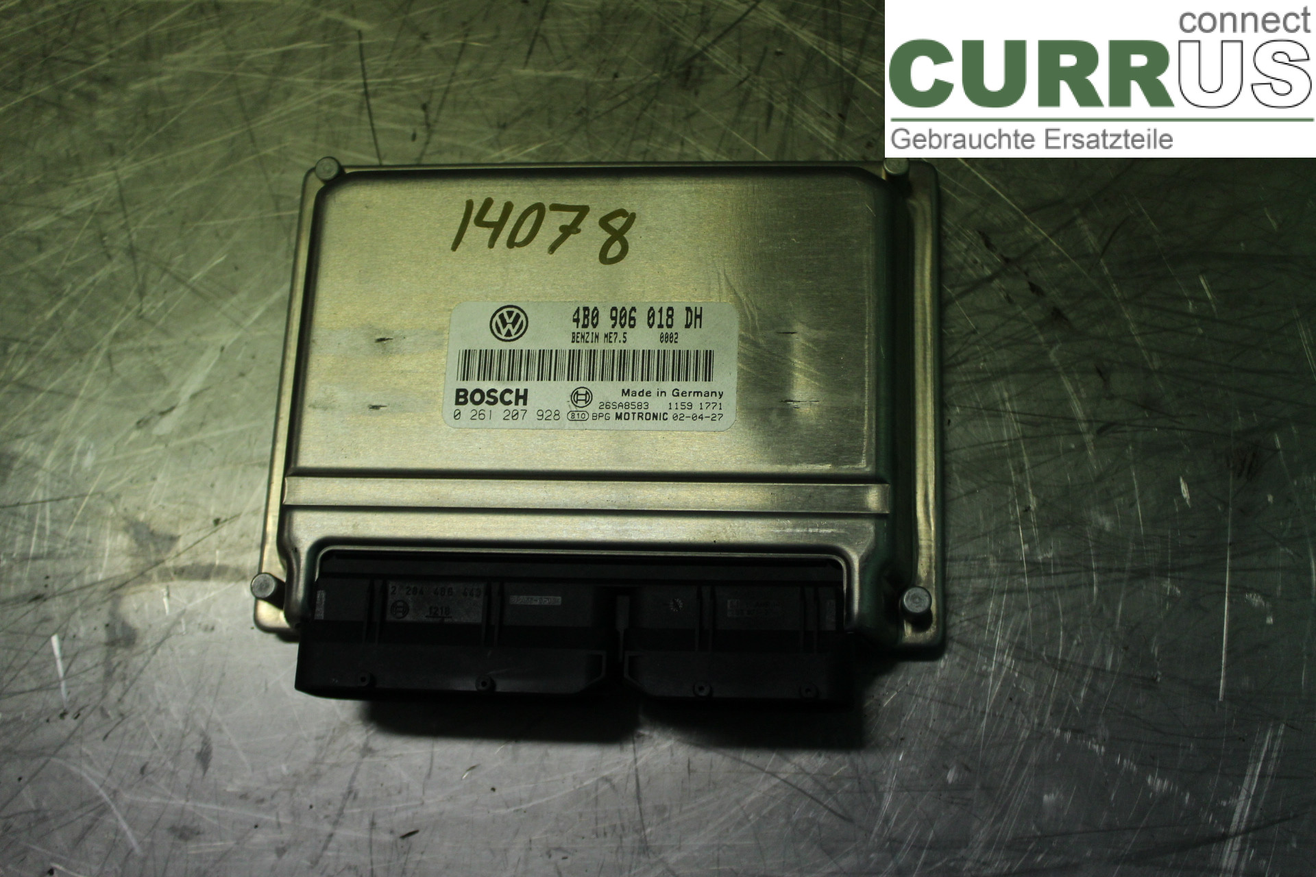 VW PASSAT      01-05 Sterownik silnika (ECU) 4B0906018DH 1,8T/AWT