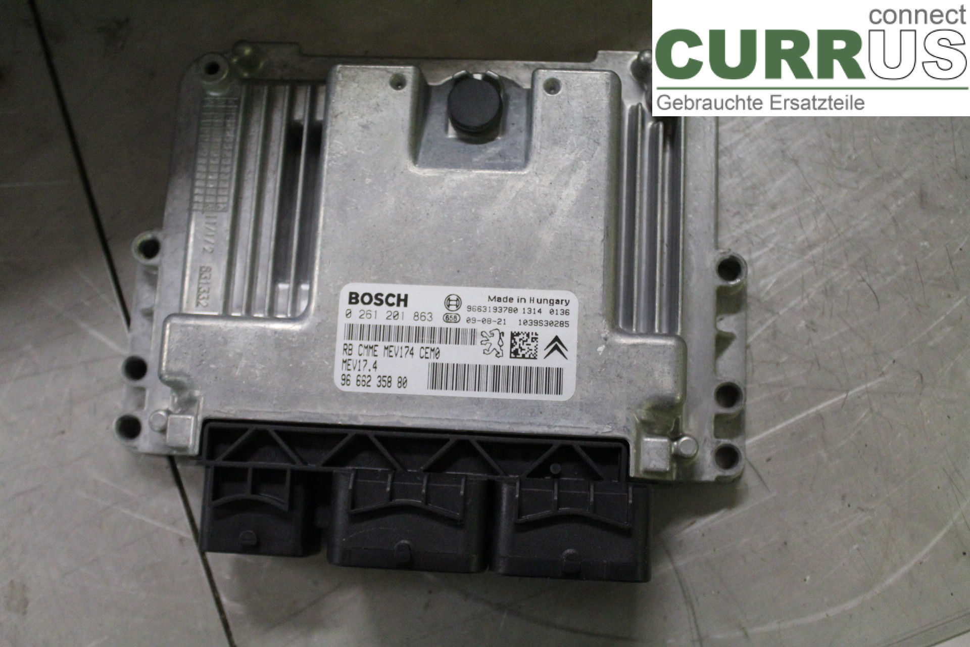 CITROEN C3 PICASSO Engine Control Unit (ECU) 9666235880 1,4i/8FS