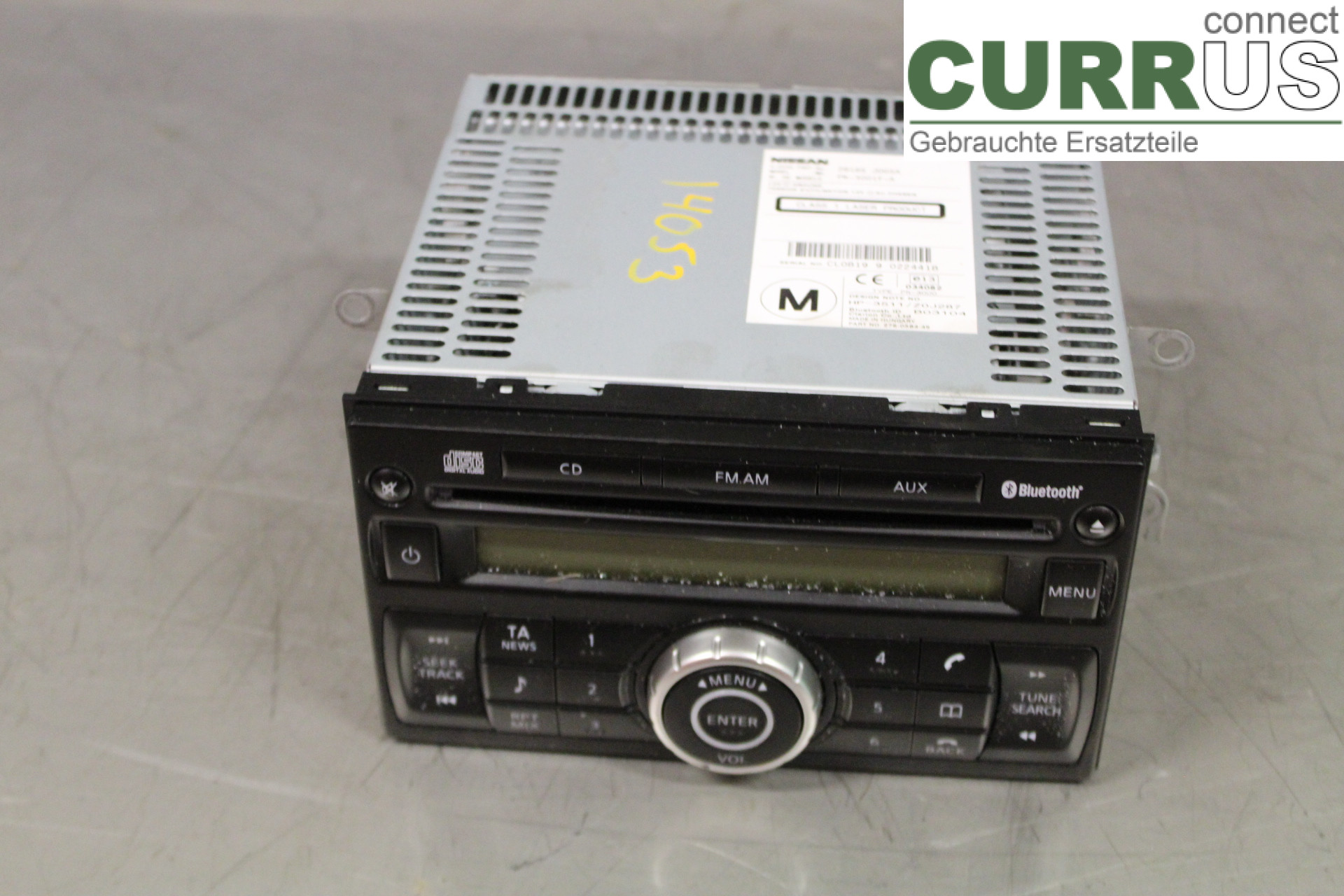 NISSAN QASHQAI 07-10 Radio CD / Multimedia panel 28185JD05A 1,6i/HR16DE