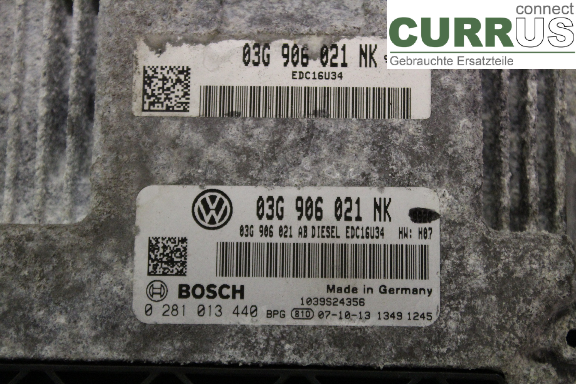 VW PASSAT      05-10 Motorsteuergerät (ECU) 03G906021NK 2,0TDi/BMP
