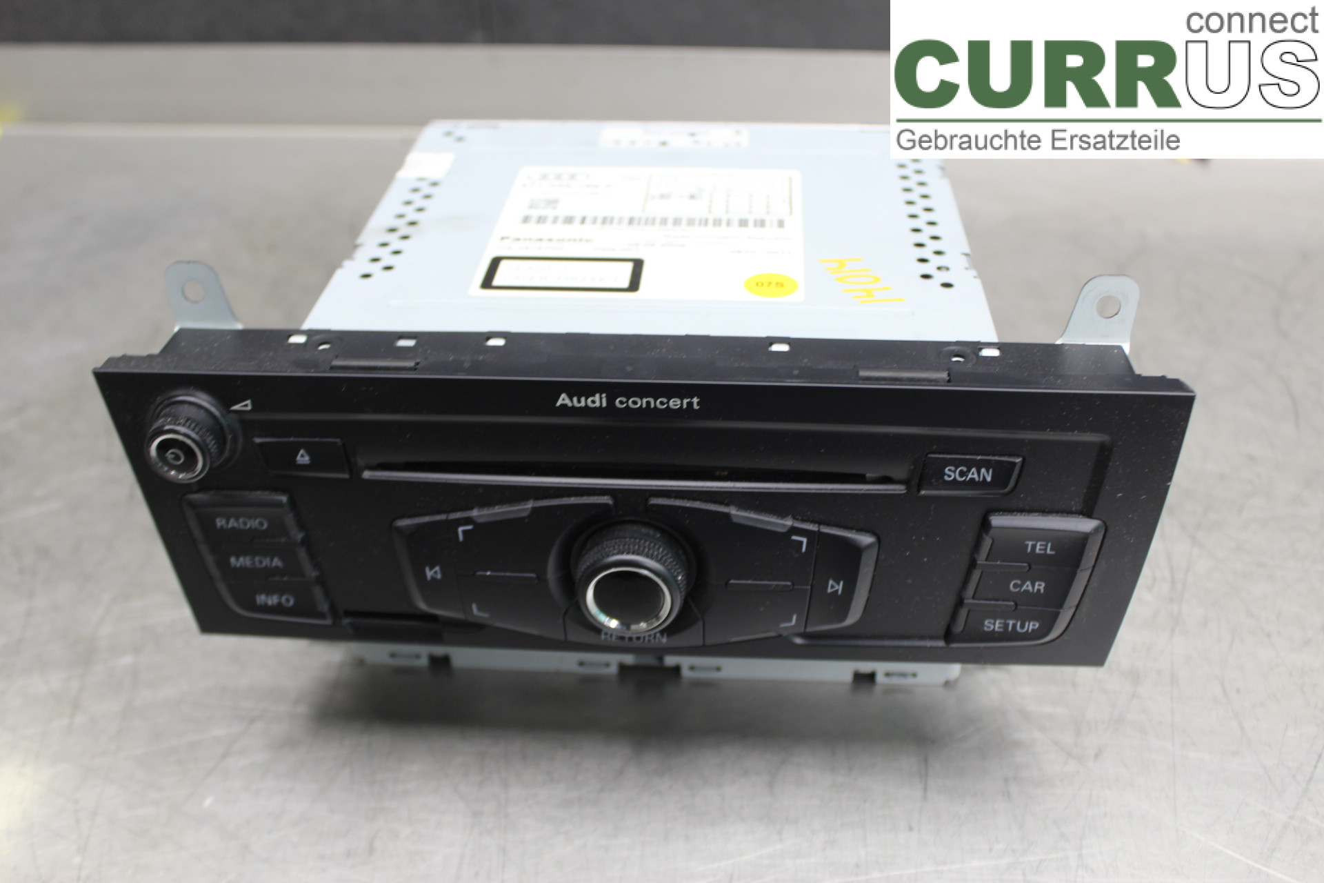 AUDI A4/S4 08-11 Radio CD / Multimedia panel 8T1035186P 2,0TDi/CAGA