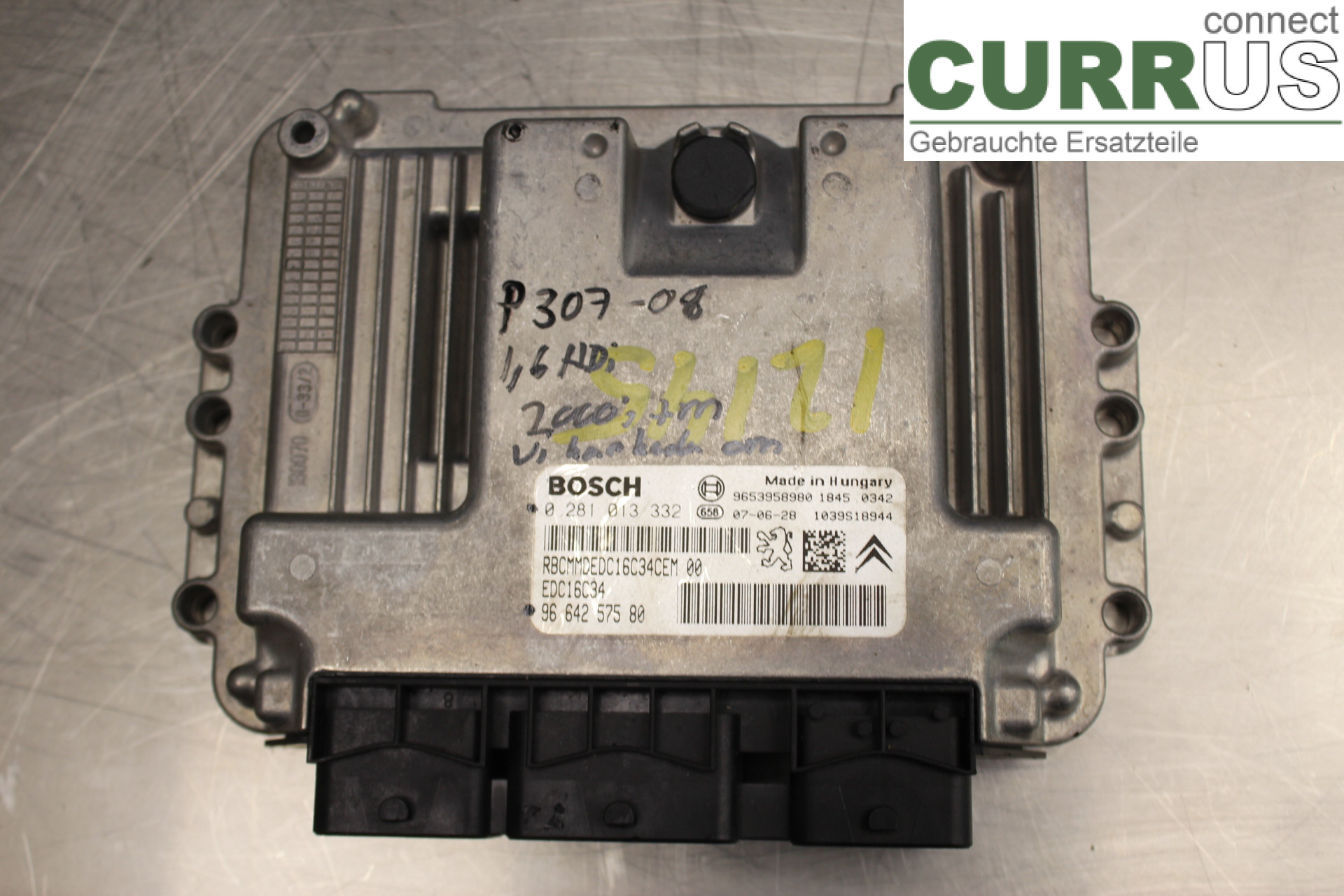 PEUGEOT 307     05-08 Engine Control Unit (ECU) 9664257580 