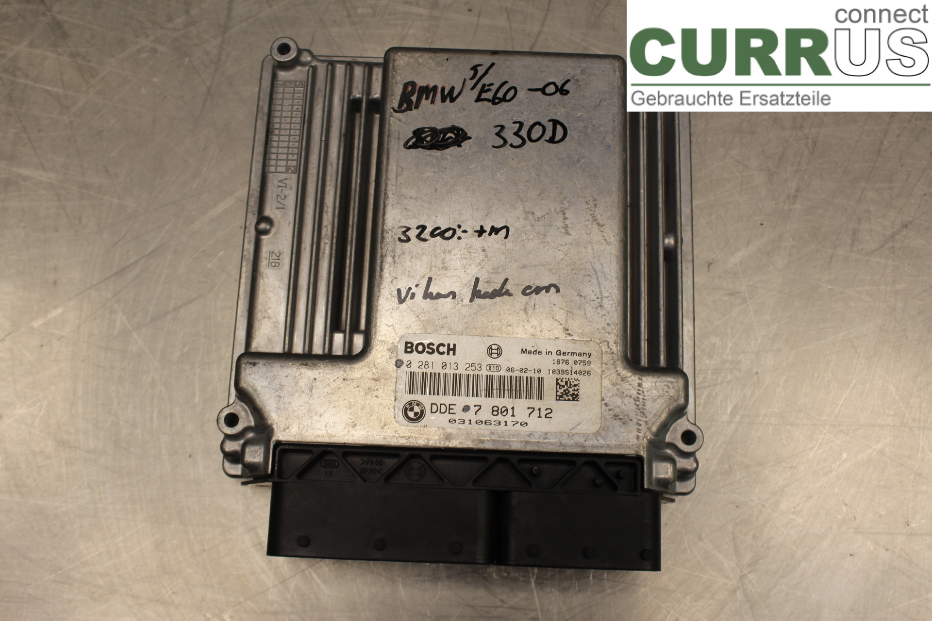 BMW 5 E60/61 Sed/Tou 02-10 Engine Control Unit (ECU) 7801712