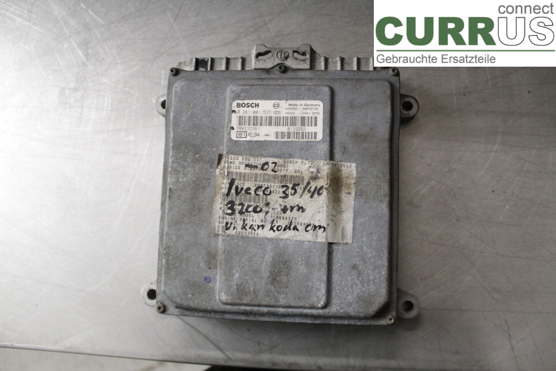 IVECO DAILY 00-06 Engine Control Unit (ECU) 500332361 