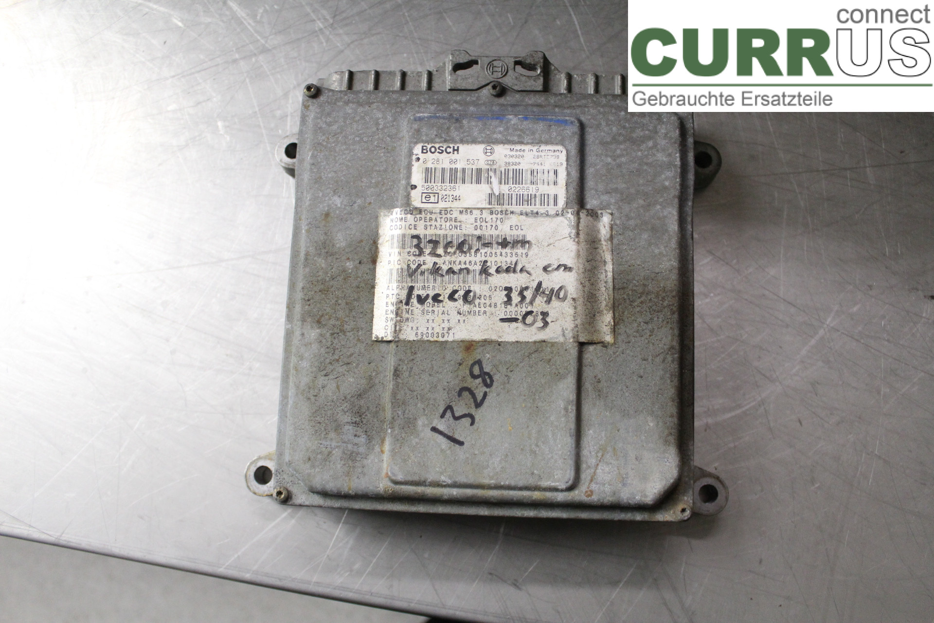 IVECO DAILY 00-06 Engine Control Unit (ECU) 500332361 