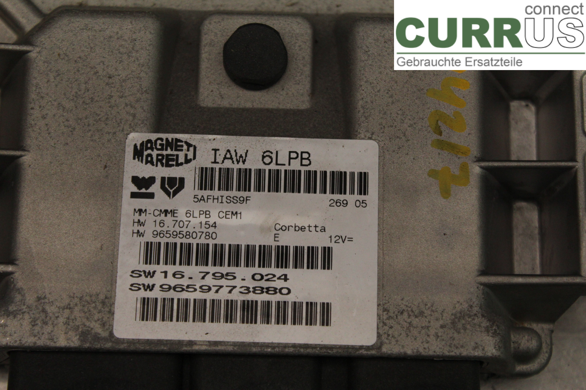 CITROEN C5     05-08 Motorsteuergerät (ECU) 9659580780 2,0i/RFJ
