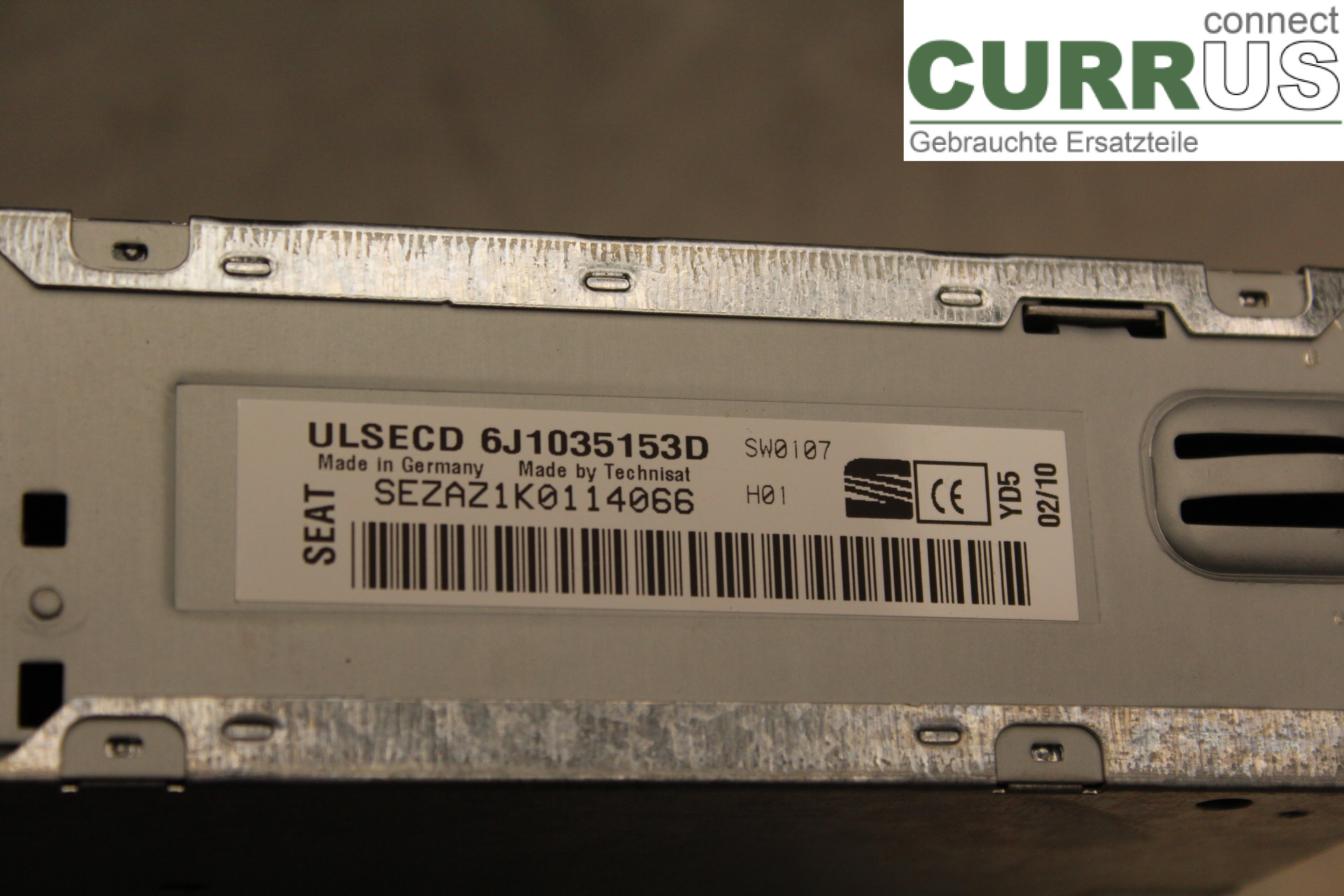 SEAT IBIZA IV   08-16 Radio CD / Multimedia panel 6J1035153D 1,6TDi/CAYB