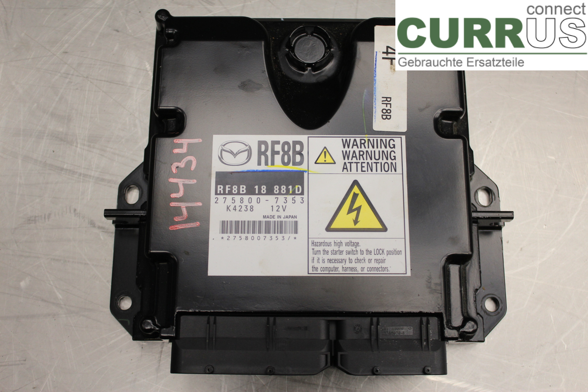 MAZDA 3 I   07-08 Motorens styreenhed (ECU) 2758007353 2,0D/RF