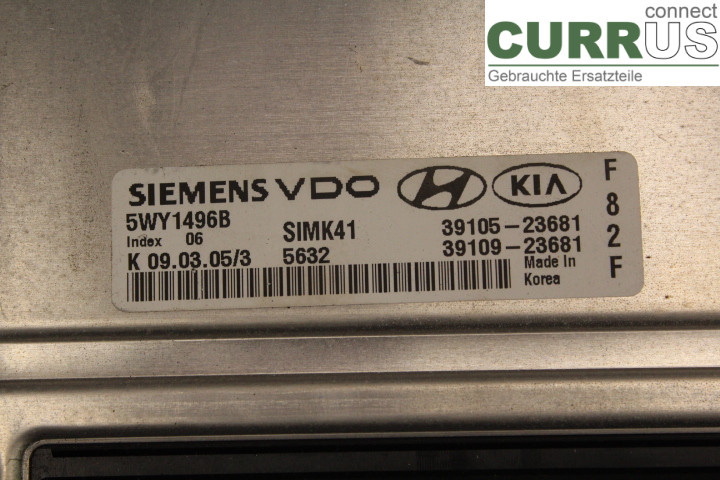 HYUNDAI MATRIX Engine Control Unit (ECU) 3910523681 1,8i/G4GB