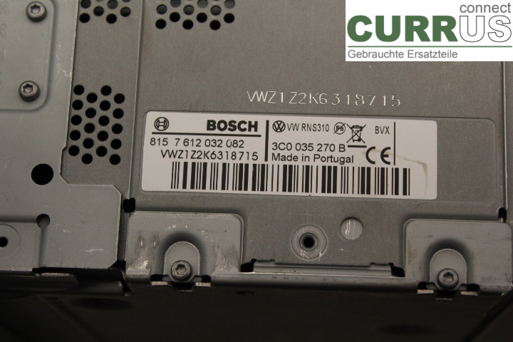 VW GOLF VI     09-13 Radio CD / Multimedia panel 3C0035270B 1,6TDi/CAYC