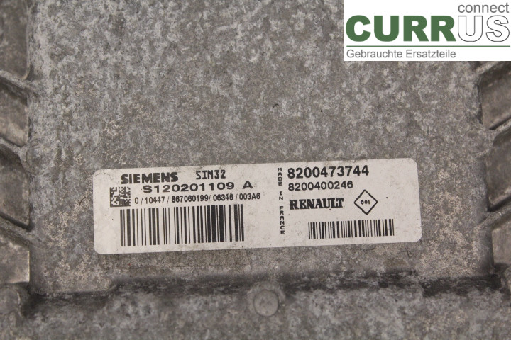 RENAULT CLIO II 01-08 Engine Control Unit (ECU) 8200473744