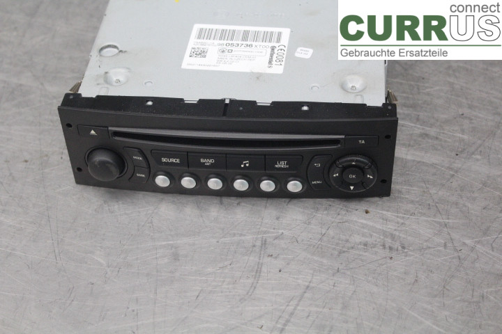CITROEN BERLINGO  08-18 Radio CD / Multimedia panel 98053736XT00 1,6HDi/9HF
