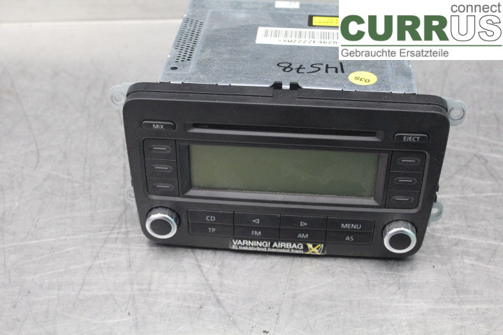 VW PASSAT      05-10 Radio CD /Multimediapanel 1K0035186P 2,0TFSi/BWA