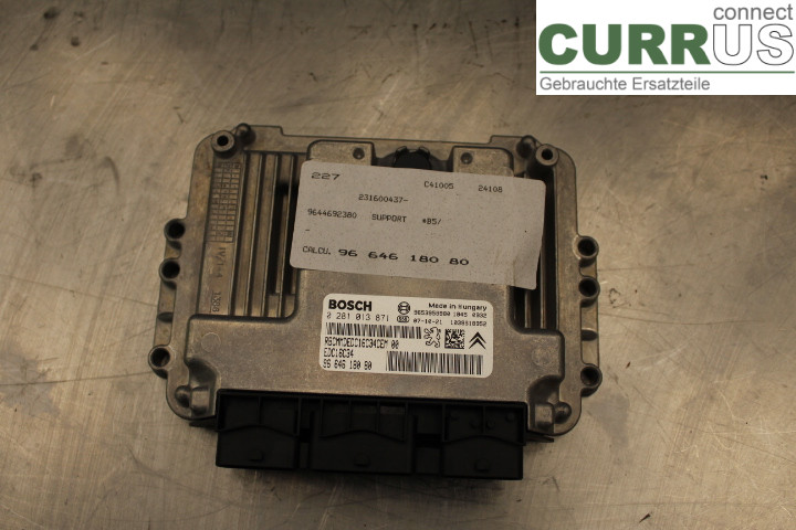 CITROEN C4 I   05-10 Unité de contrôle moteur (ECU) 9664618080 1,6HDi/9HZ