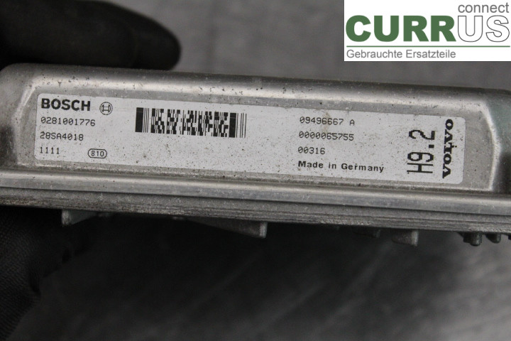VOLVO V70      00-04 Engine Control Unit (ECU) 0281001776 2,5TDi/D5252T