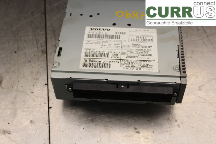 VOLVO V50      04-07 Radio CD / Multimedia panel 30732850AA 2,0D/D4204T