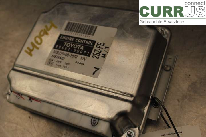 TOYOTA YARIS       03-05 Engine Control Unit (ECU) 896610D071 1,3i/2SZFE