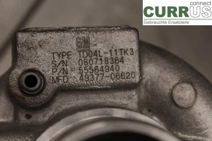 SAAB 9-3      08-15 Turbo charger 555564940 1,8T/B207E/B