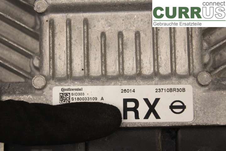 NISSAN QASHQAI+2  10-14 Engine Control Unit (ECU) 23710BR30B 1,5DCi/K9KLHJ2